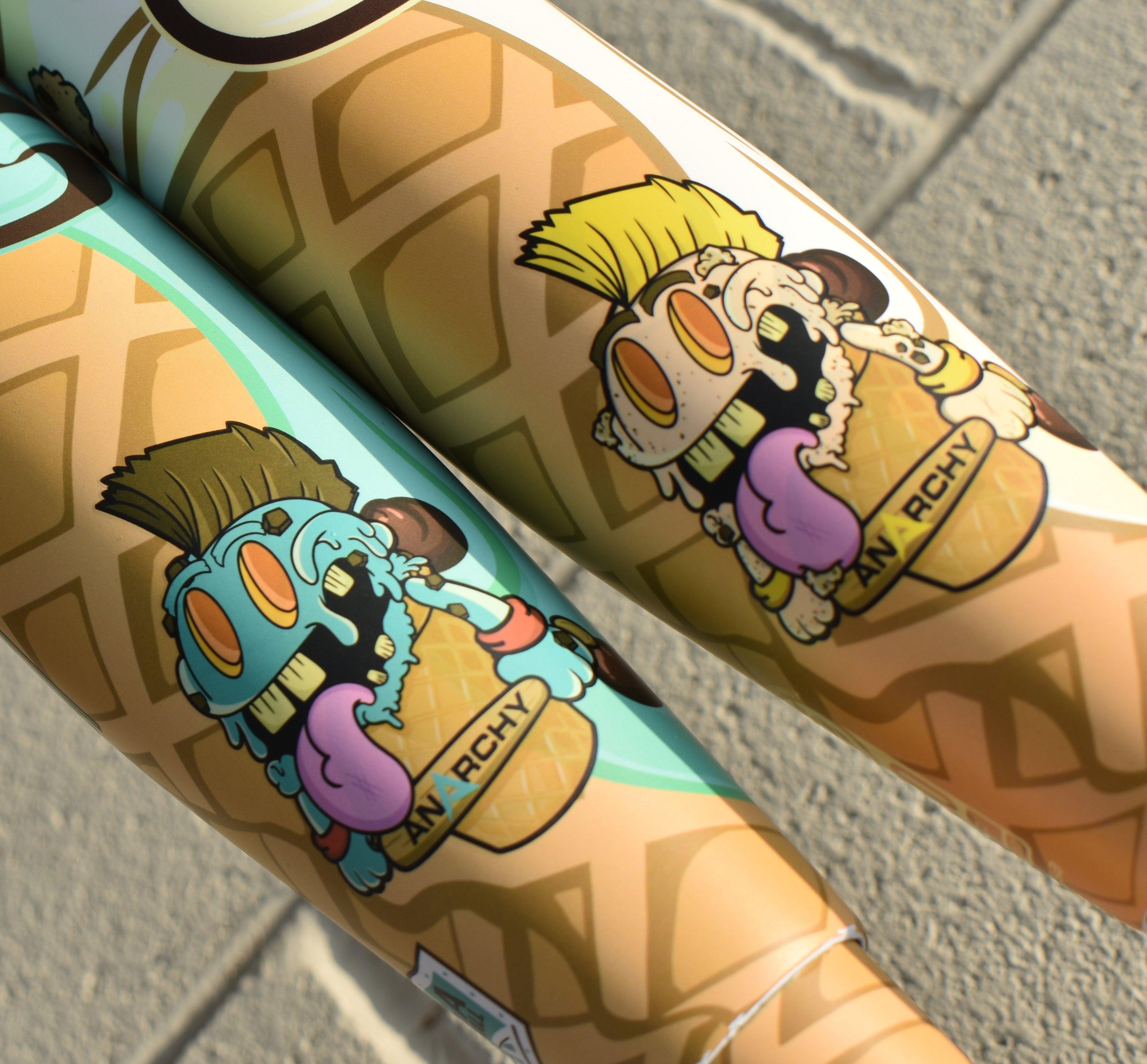 2024 Anarchy Double Dip Mint Chocolate Chip USSSA Slowpitch Softball Bat - Approved for Tournament Play - Perfect for Competitive Slowpitch Games & Practice Sessions