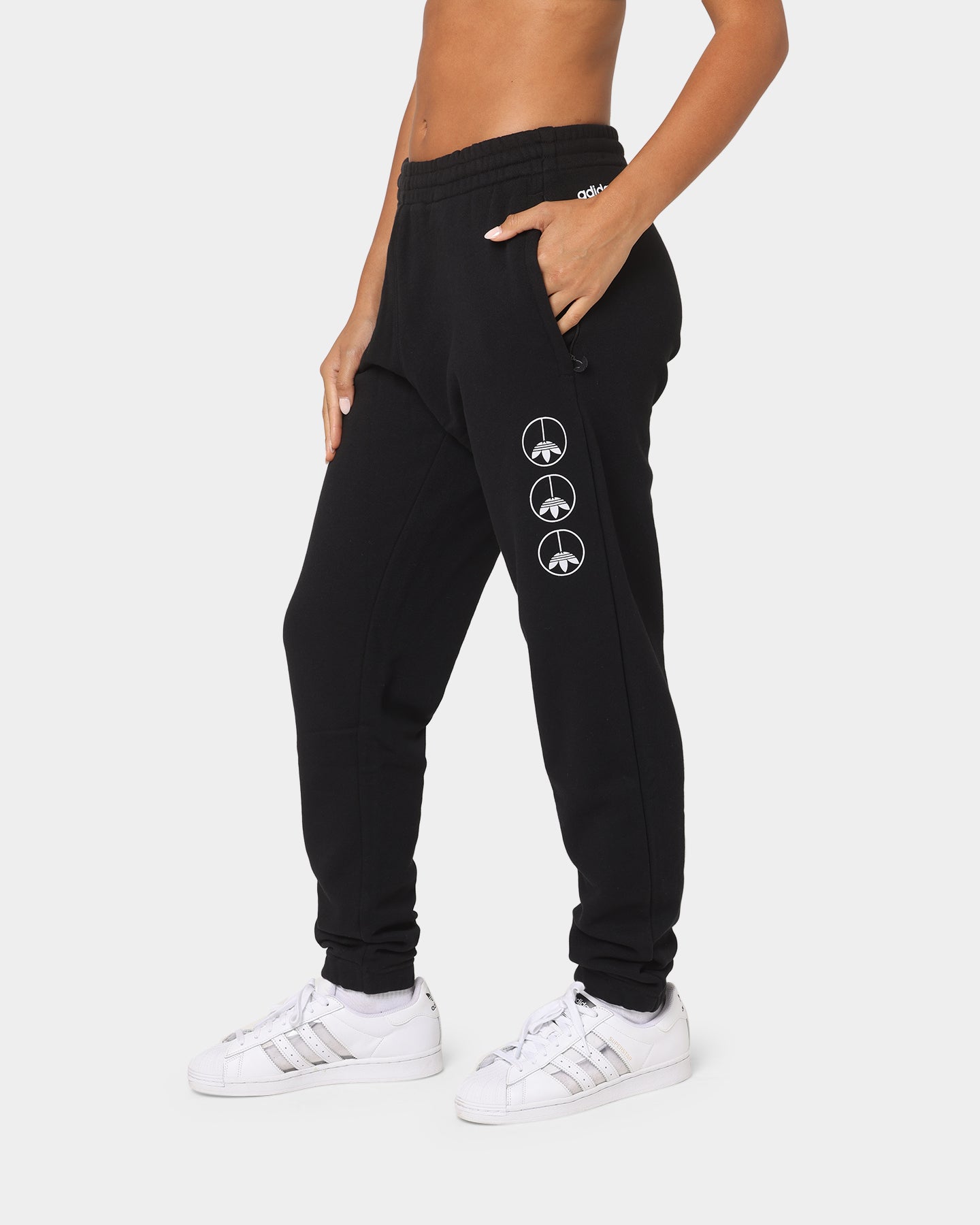 Adidas Graphics United Sweatpants for Men - Black Athletic Joggers for Running, Gym & Casual Wear