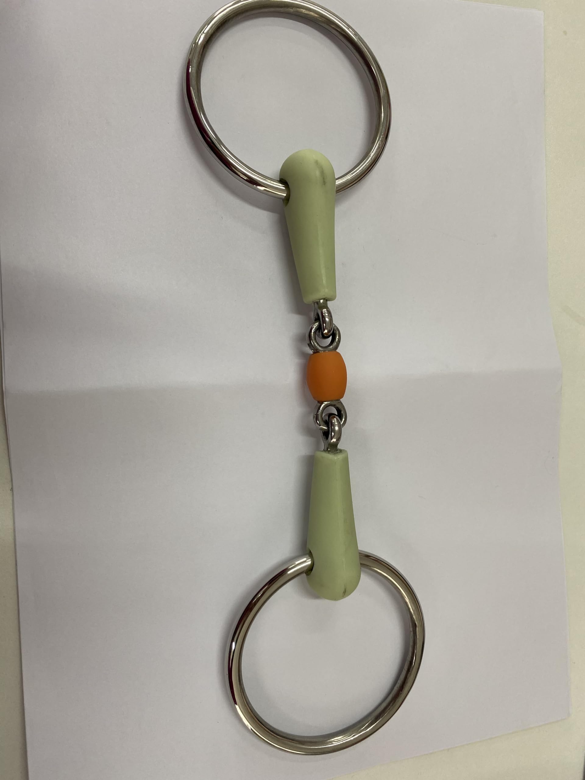 Apple Flavor Stainless Steel Horse Bit for Easy Training - Equestrian Equipment for Riding & Dressage