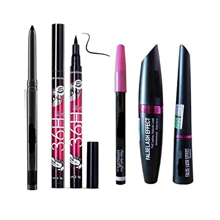 TUMR 60-Color Eyeshadow Palette with 7 Makeup Brushes, Contour Stick, Primer, Setting Spray, Foundation, Kajal, 36H Eyeliner, False Lashes & Curler, Beauty Blender, 3-in-1 Liner, Mascara & Eyebrow Pencil - Complete Makeup Kit (20-Piece Set) for Professional Makeup, Party Looks & Everyday Beauty