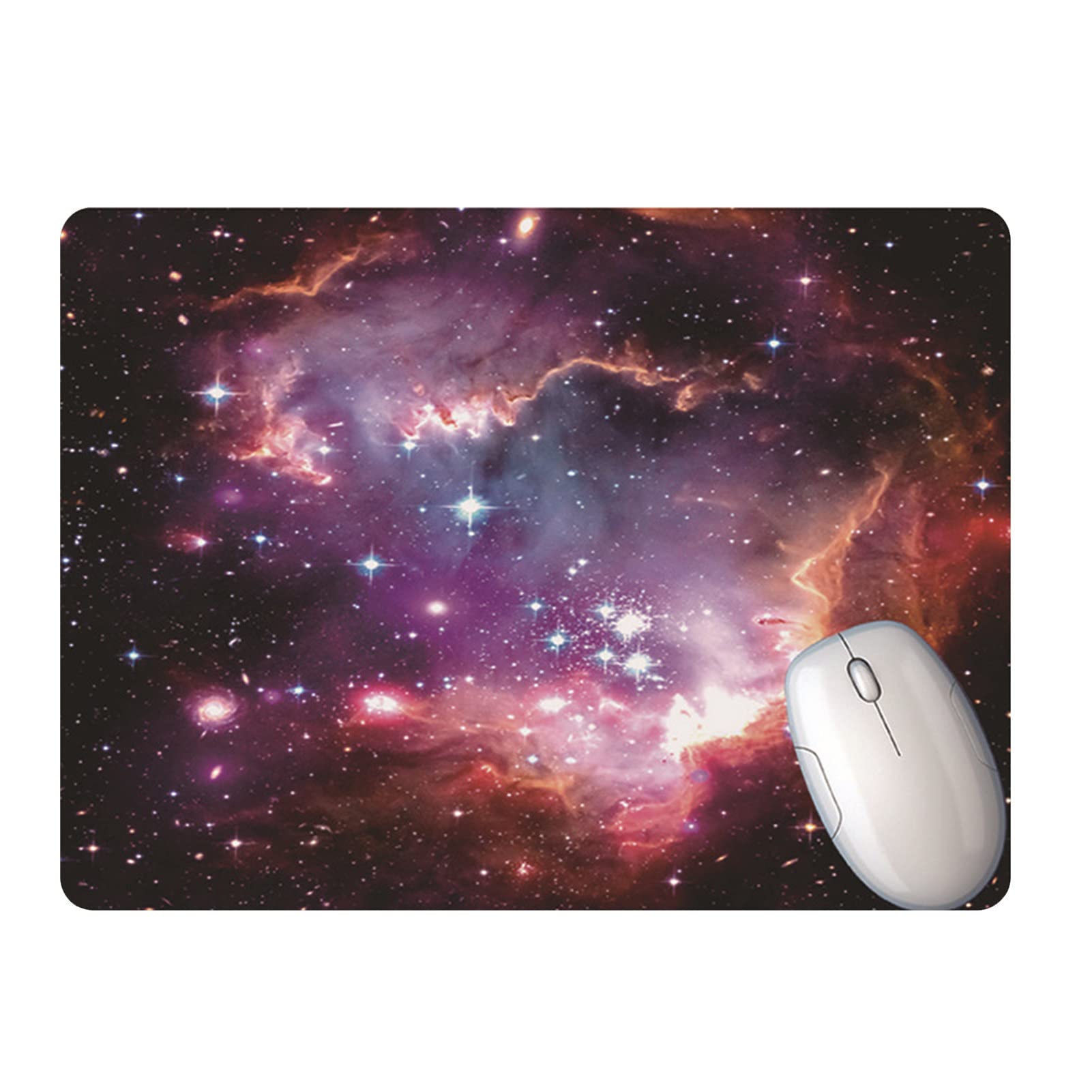 Ultra-Thin Non-Slip Gaming Mouse Pad with Smooth Surface & Wrist Rest - Starry Sky Design for Laptop & PC Gamers | Perfect for Office Work, Gaming & Home Use