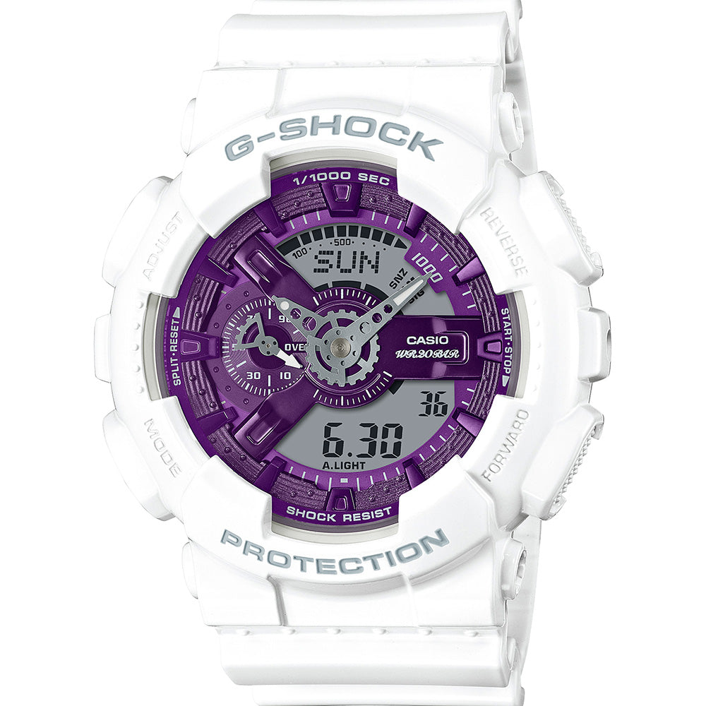G Shock GA110WS 7A Winter Sparkle Digital Watch for Men - Shock Resistant, Waterproof, LED Backlight - Perfect for Outdoor Sports, Winter Activities & Everyday Wear