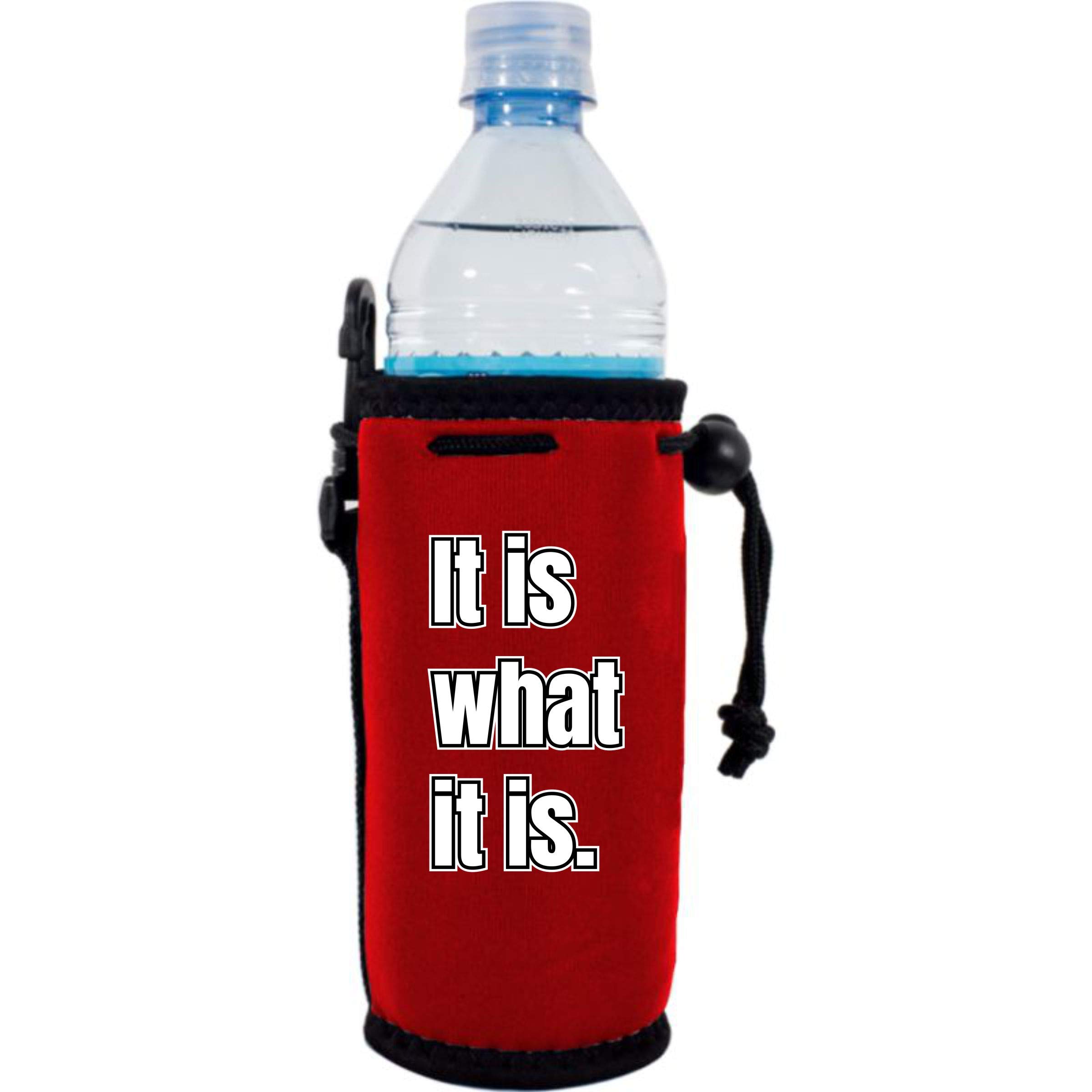 It Is What It Is Insulated Water Bottle Holder (Purple, 1 Pack) - Perfect for Beach, Gym, and Outdoor Adventures
