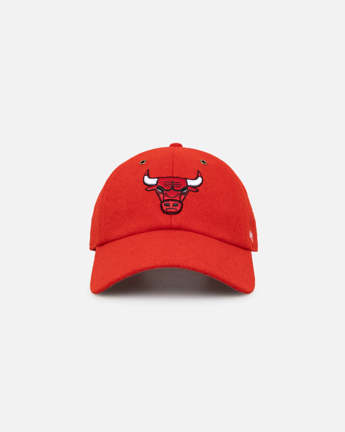 47 Brand Chicago Bulls Wooly Clean Up Strapback Red Hat - Adjustable Snapback for Men & Women - Perfect for Basketball Games, Sports Events and Streetwear Fashion