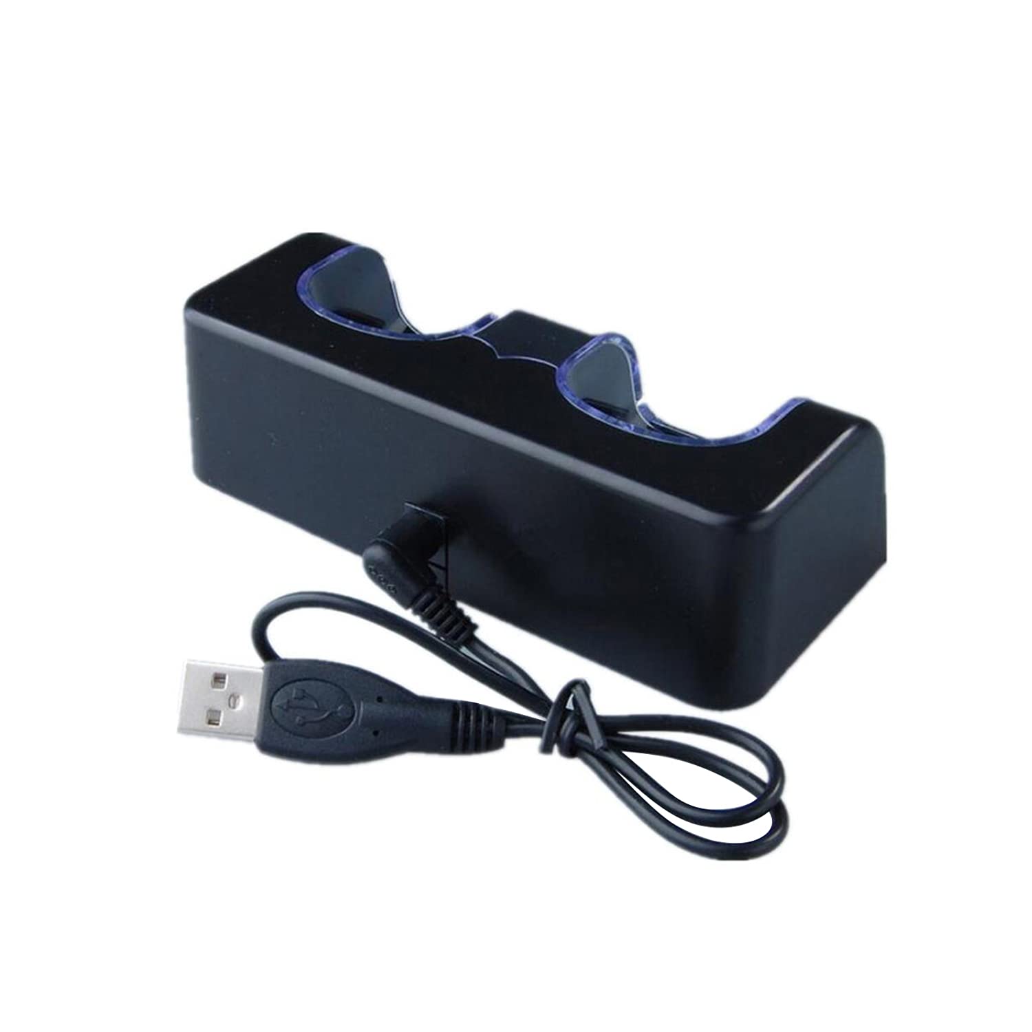 OSTENT Nintendo Wii Remote Controller Charger Dock Station with 2 Rechargeable Battery Packs - Black | Wireless Charging Solution for Wii Gaming Accessories | Perfect for Family Game Nights & Multiplayer Sessions