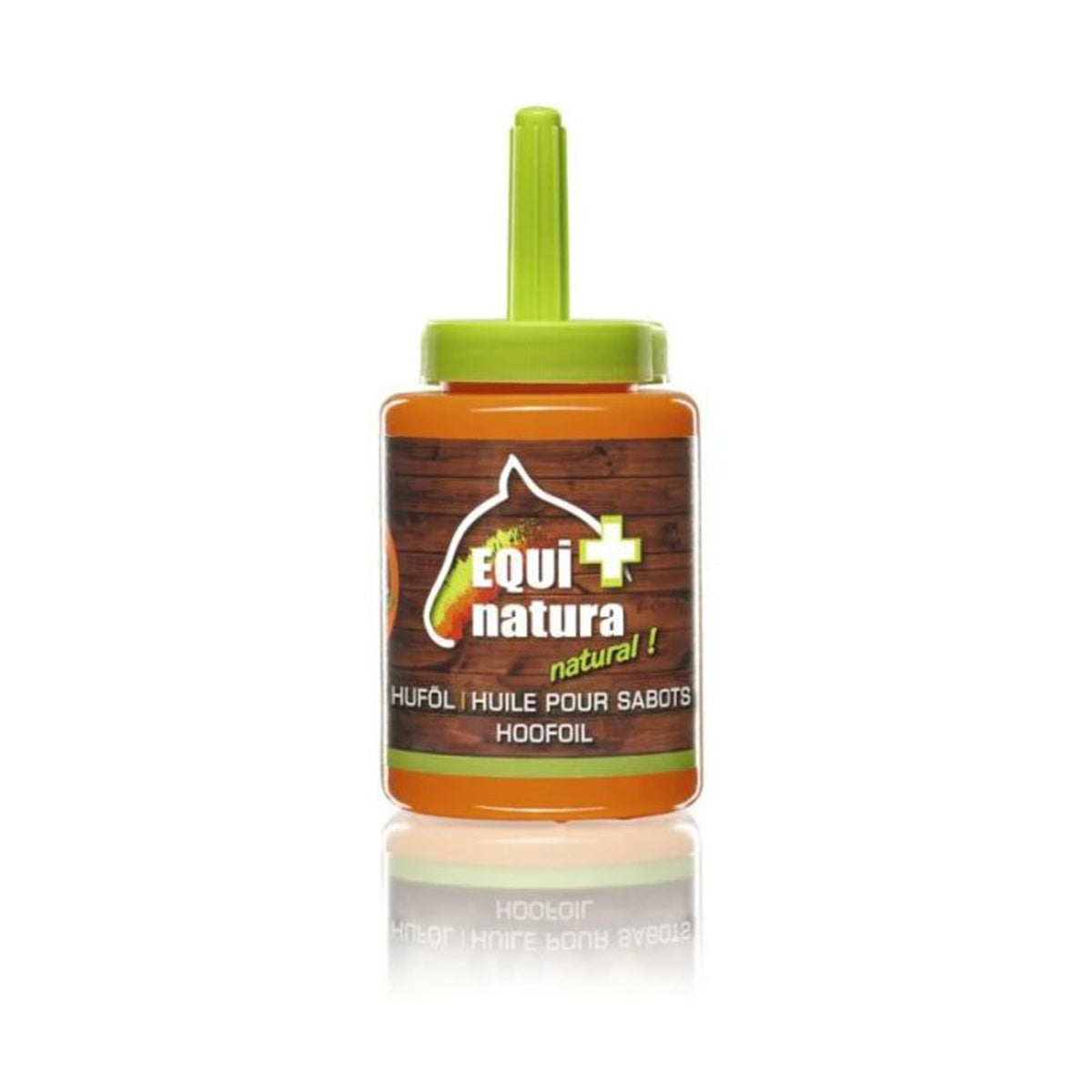 Equinatura Hoof Oil with Brush - Natural Hoof Care for Horses - Moisturizes & Protects Horse Hooves - Ideal for Daily Grooming & Conditioning