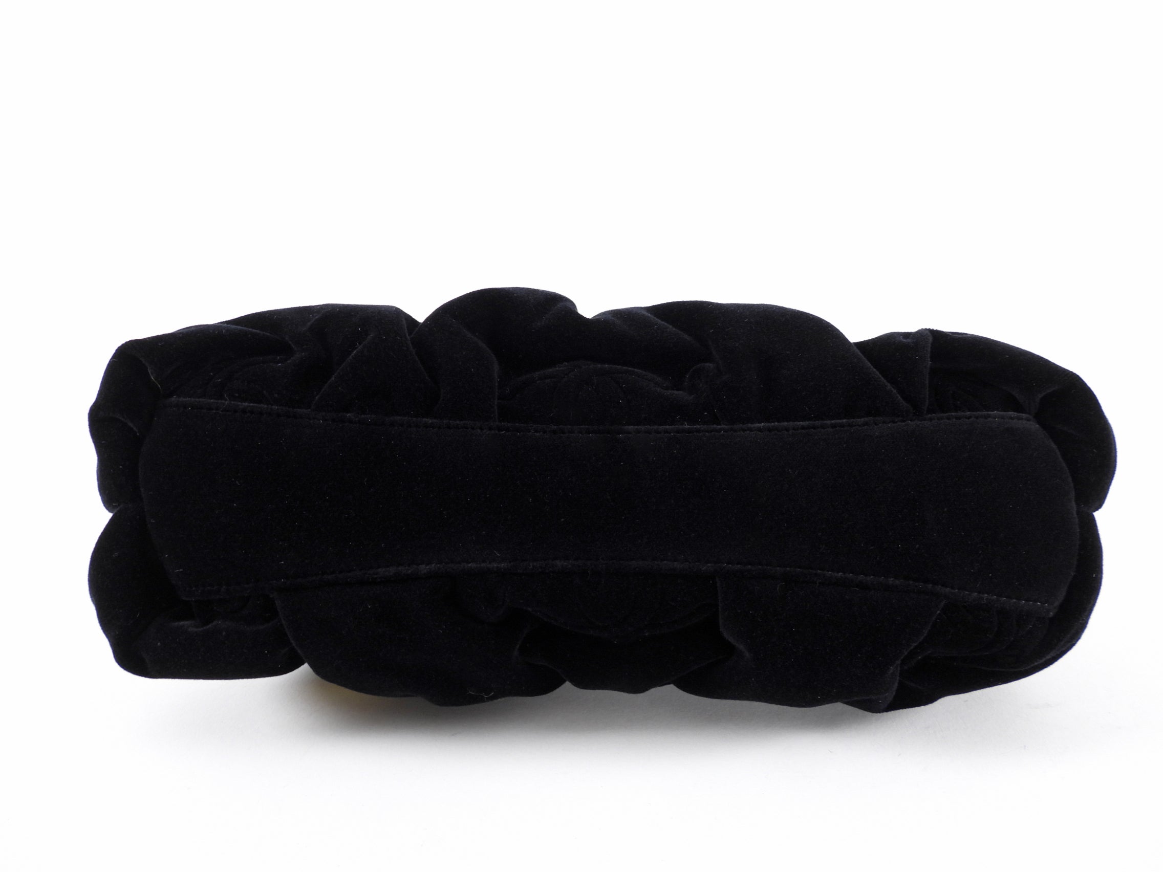 Chanel Black Velvet CC Shoulder Bag Pouch - Luxury Designer Crossbody Purse for Women | Perfect for Evening Parties, Date Nights & Special Occasions