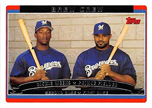 2006 Topps #653 Rickie Weeks & Prince Fielder Milwaukee Brewers Baseball Card - Rare Collectible for Sports Memorabilia Fans & Brew Crew Enthusiasts - Perfect for Display, Trading, and Investment Collections