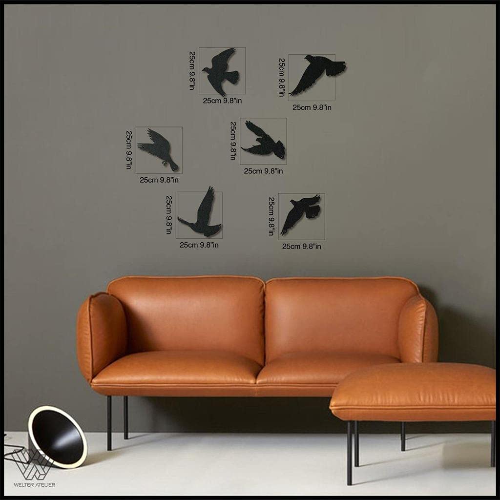 LaModaHome Libertatem Metal Wall Art - Elegant Decor for Living Room & Bedroom