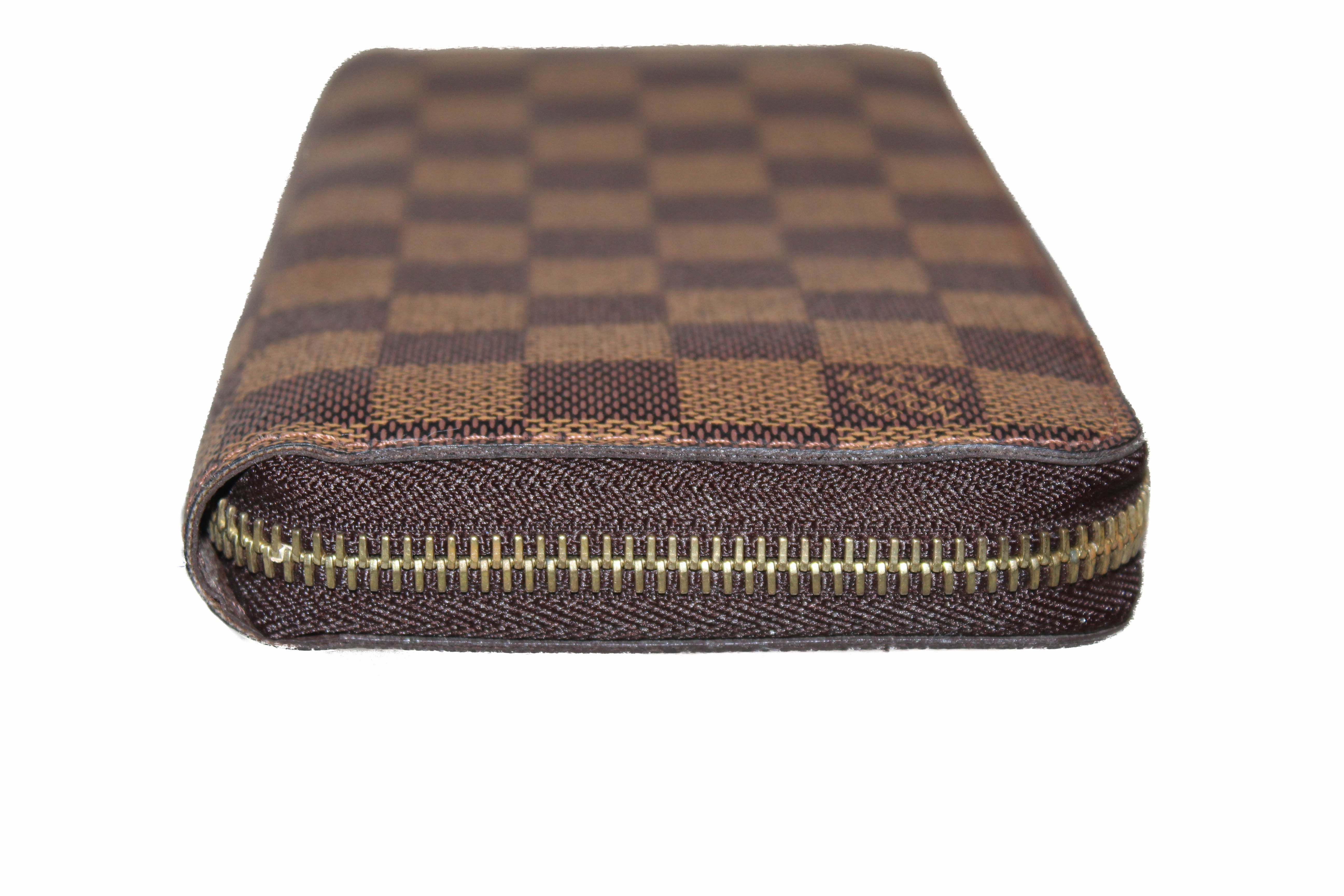 Authentic Louis Vuitton Damier Ebene Zippy Wallet for Women & Men | Genuine Leather Luxury Bifold Wallet | Perfect for Travel, Business & Everyday Use