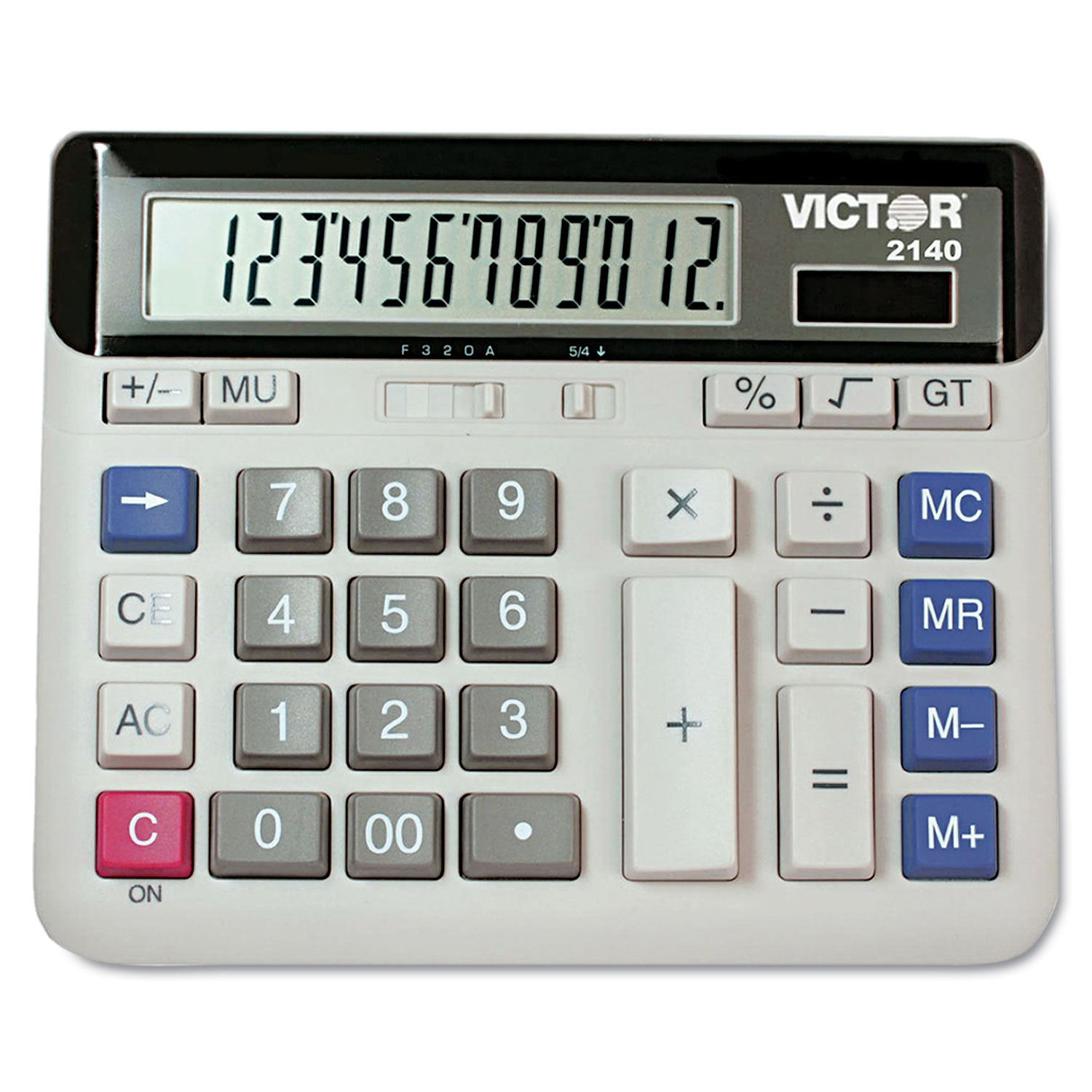 2140 Desktop Business Calculator with 12-Digit LCD Display - Perfect for Office, Accounting, and Financial Calculations