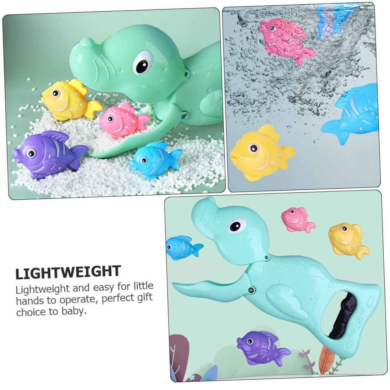 HEMOTON 2 Pack Bath Toys for Kids - Colorful Floating Light-Up Pool & Bathtub Toys for Toddlers | Fun Bath Time & Swimming Pool Playtime