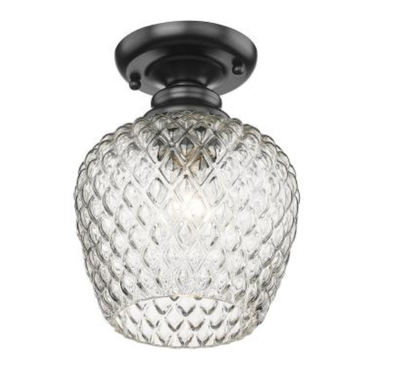 Addi Semi Flush Mount Ceiling Light Fixture - Modern LED Lighting for Bedroom, Living Room, Kitchen & Hallway