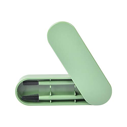 Reusable Silicone Eyelash Curler & Eyebrow Brush - Mascara Applicator & Eyelash Extension Tool for Perfect Lashes | Professional Beauty Makeup & Face Cleaning Kit for Daily Use at Home or Salon