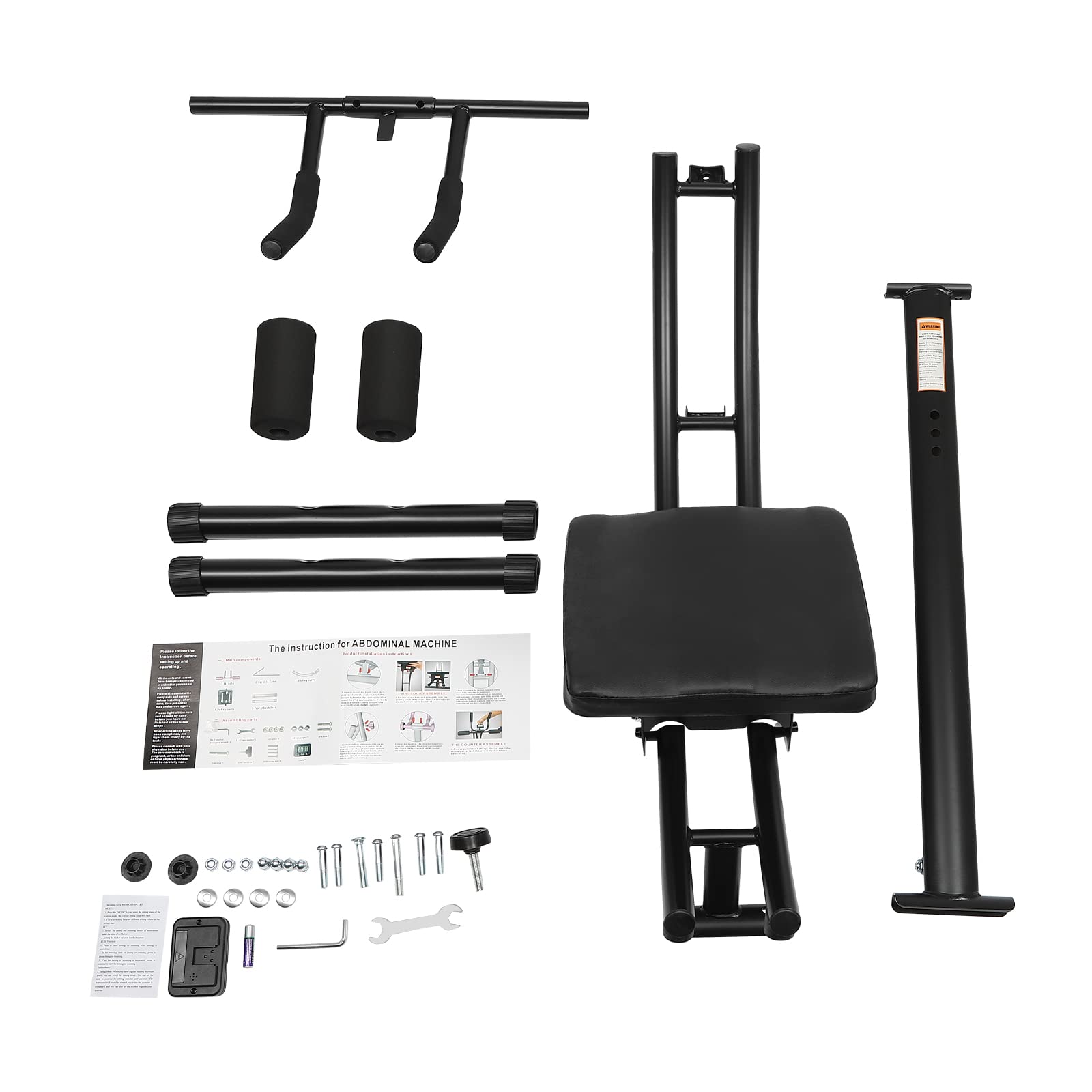 **Abdominal Crunch Machine - Core Workout Equipment for Home & Gym - Adjustable Ab Trainer for All Fitness Levels - Perfect for Toning Abs and Strengthening Core Muscles**