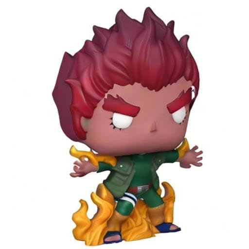 Funko Pop! Animation: Naruto Shippuden - Mighty Guy (Eight Inner Gates) #824 Vinyl Figure | Collectible Anime Toy for Fans & Gift for Naruto Lovers | Perfect for Display, Decor & Anime Collections