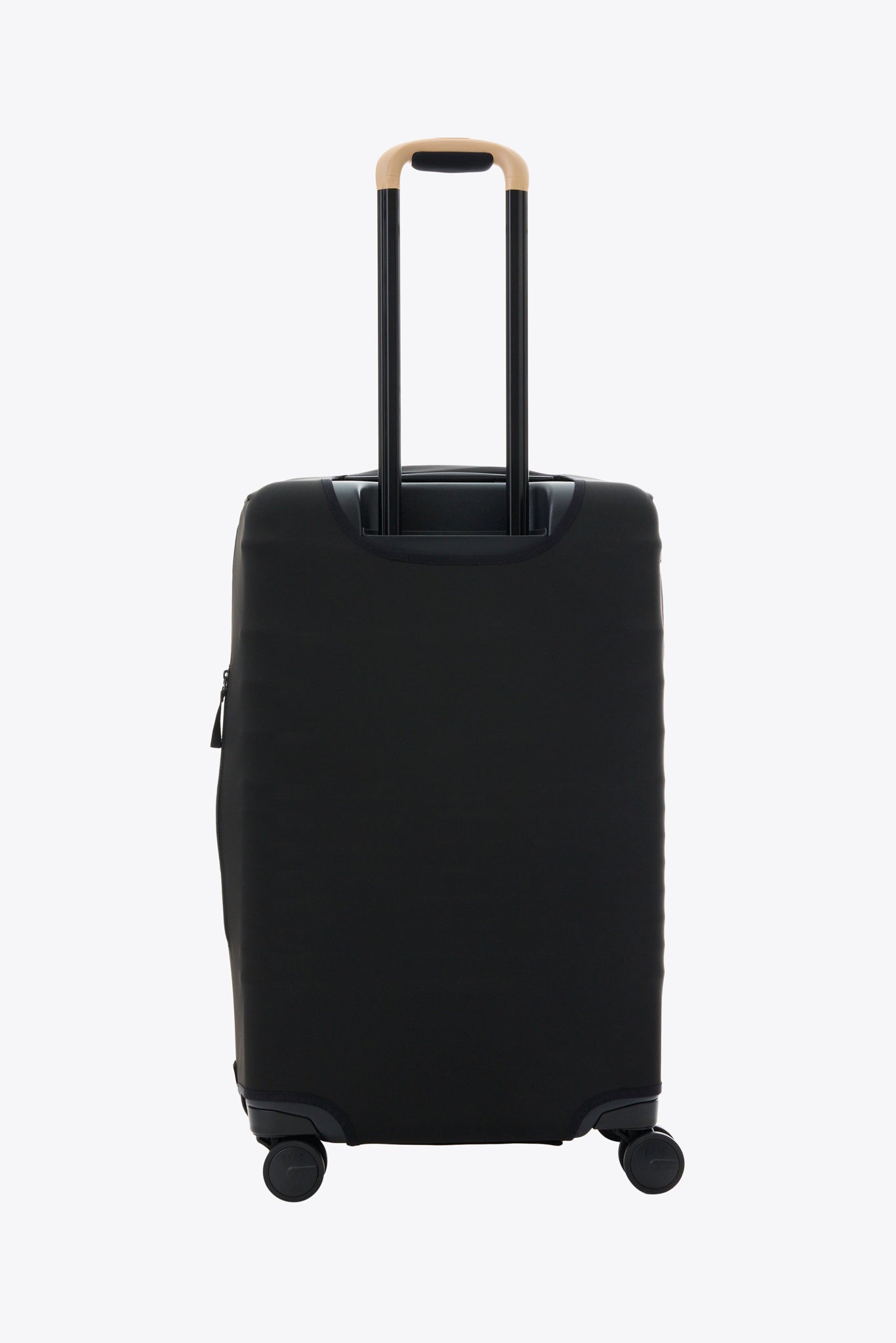 Black Medium Check-In Luggage Cover - Durable Protective Suitcase Protector for Travel & Airplane Use