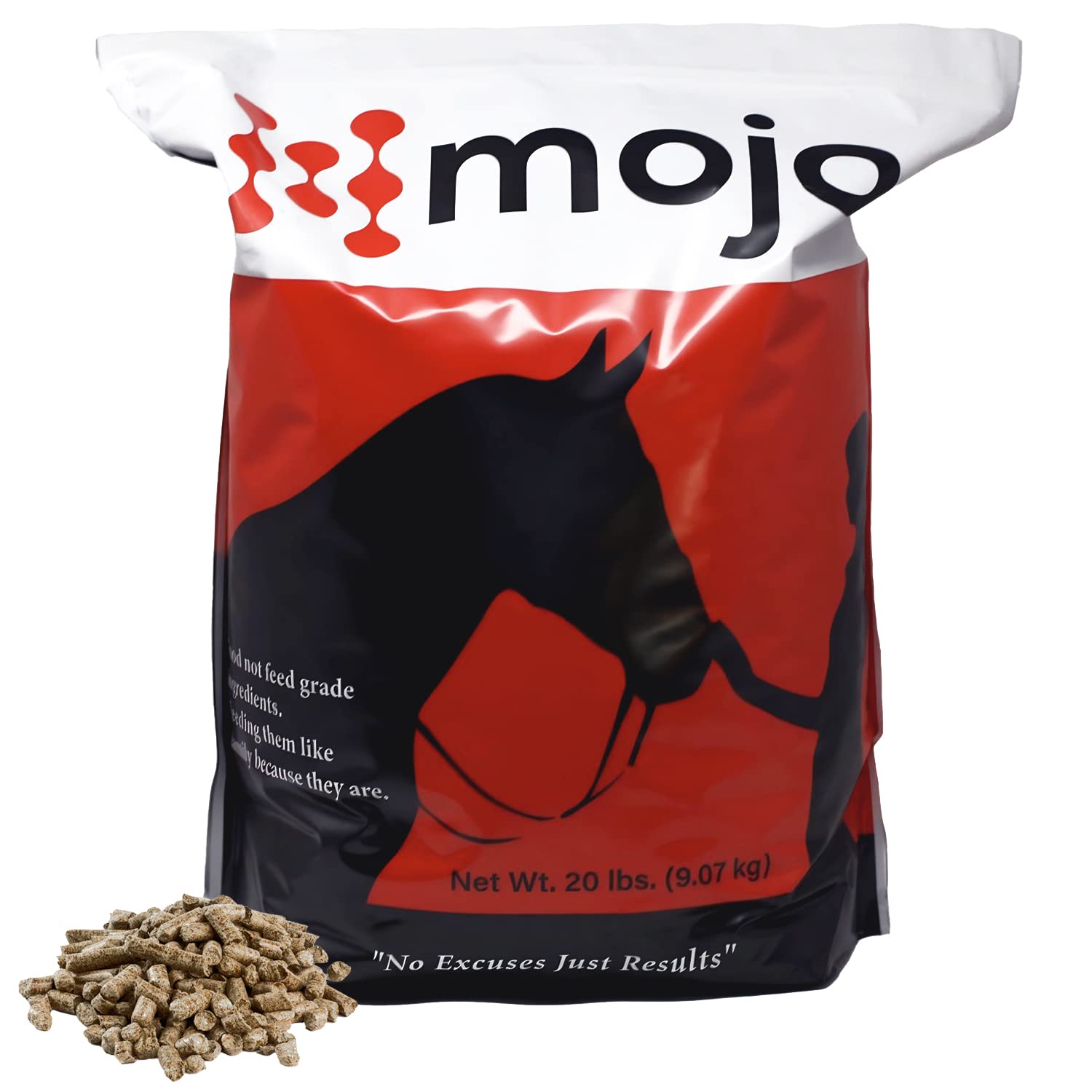 Mojo Joint Horse Supplements - All Natural Equine Joint Care Pelleted Supplement for Horses (20 lbs) - Supports Mobility & Comfort for Performance Horses, Senior Horses & Recovery