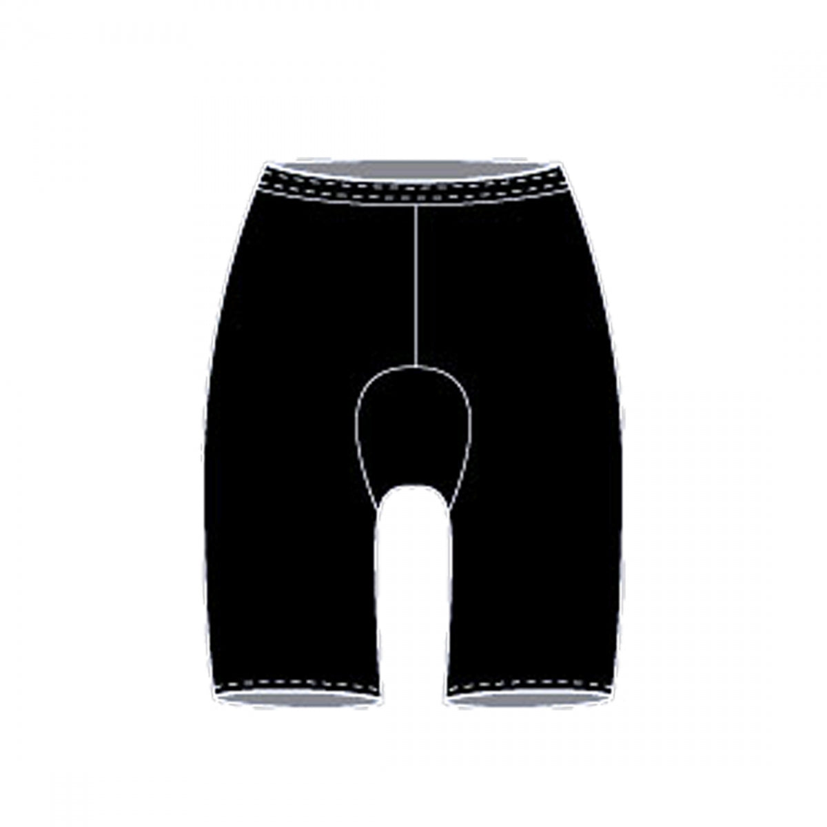 Andiamo Women's Padded Cycling Shorts - Black Lycra Bike Shorts with Comfortable Liner for Road & Mountain Biking | Perfect for Training, Commuting & Outdoor Sports
