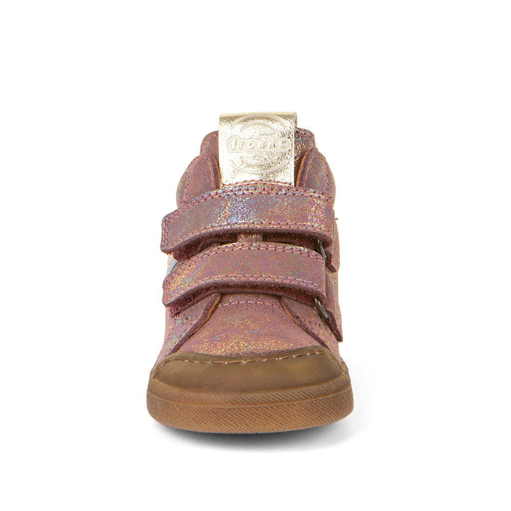 Froddo Girls' Rosario High Ankle Boots - Shiny Pink Leather Shoes for Kids | Comfortable & Stylish Winter Boots for School, Playdates & Outdoor Activities