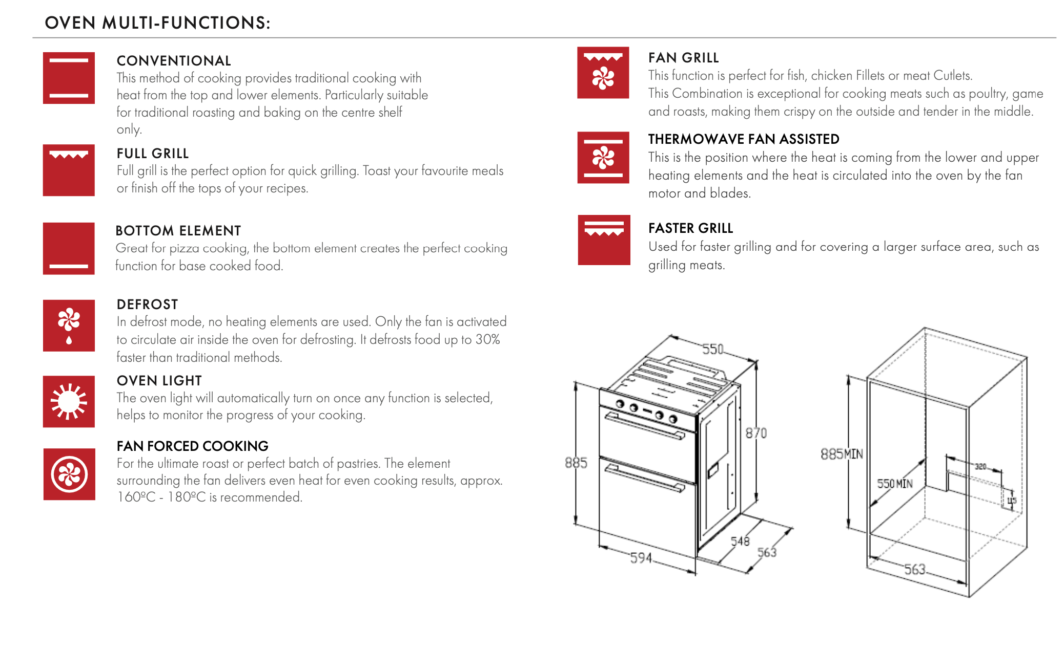 Euro Appliances EO8060DBK 30