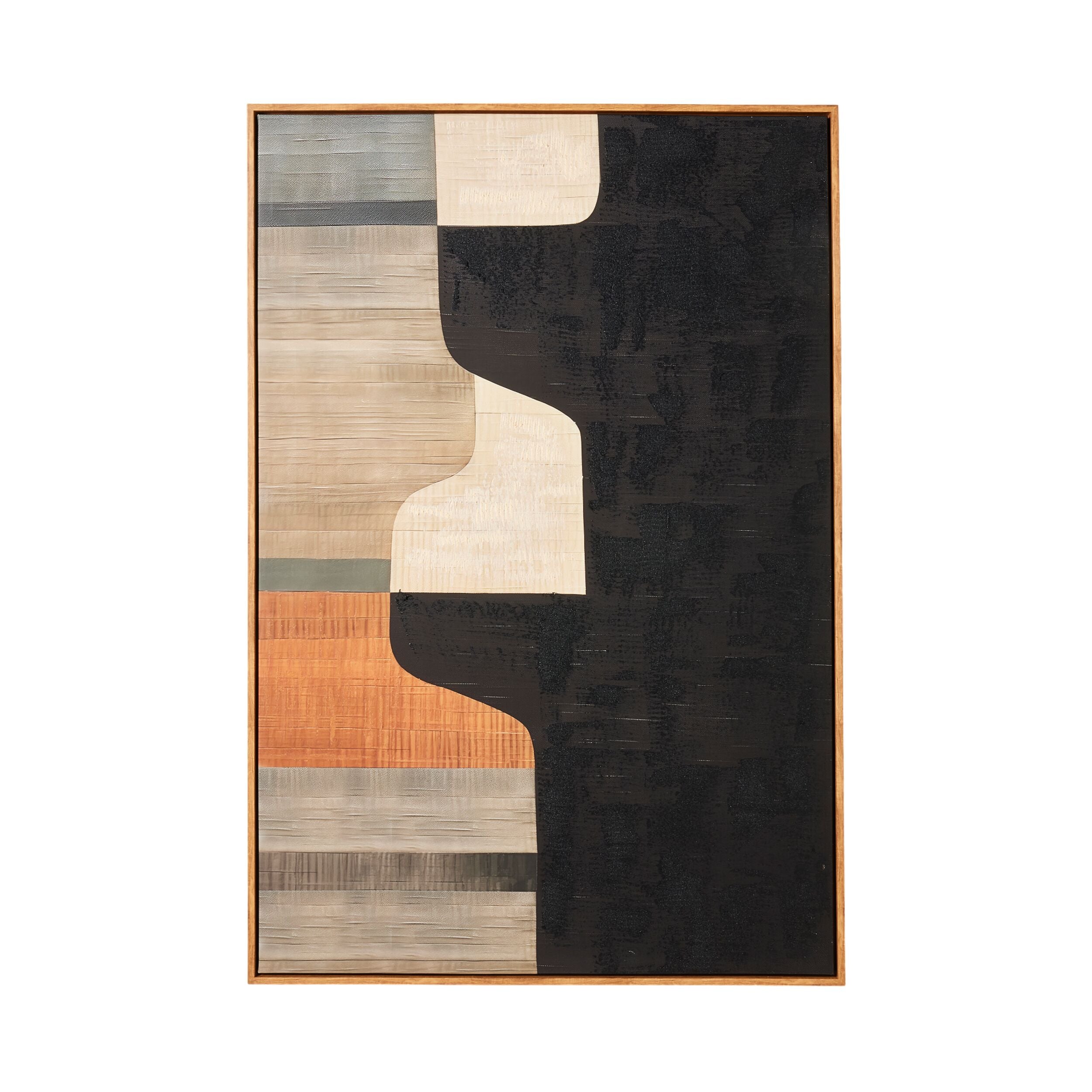 Abstract Geometry I Canvas Print 80x120cm - Modern Wall Art for Living Room, Bedroom & Office Decor