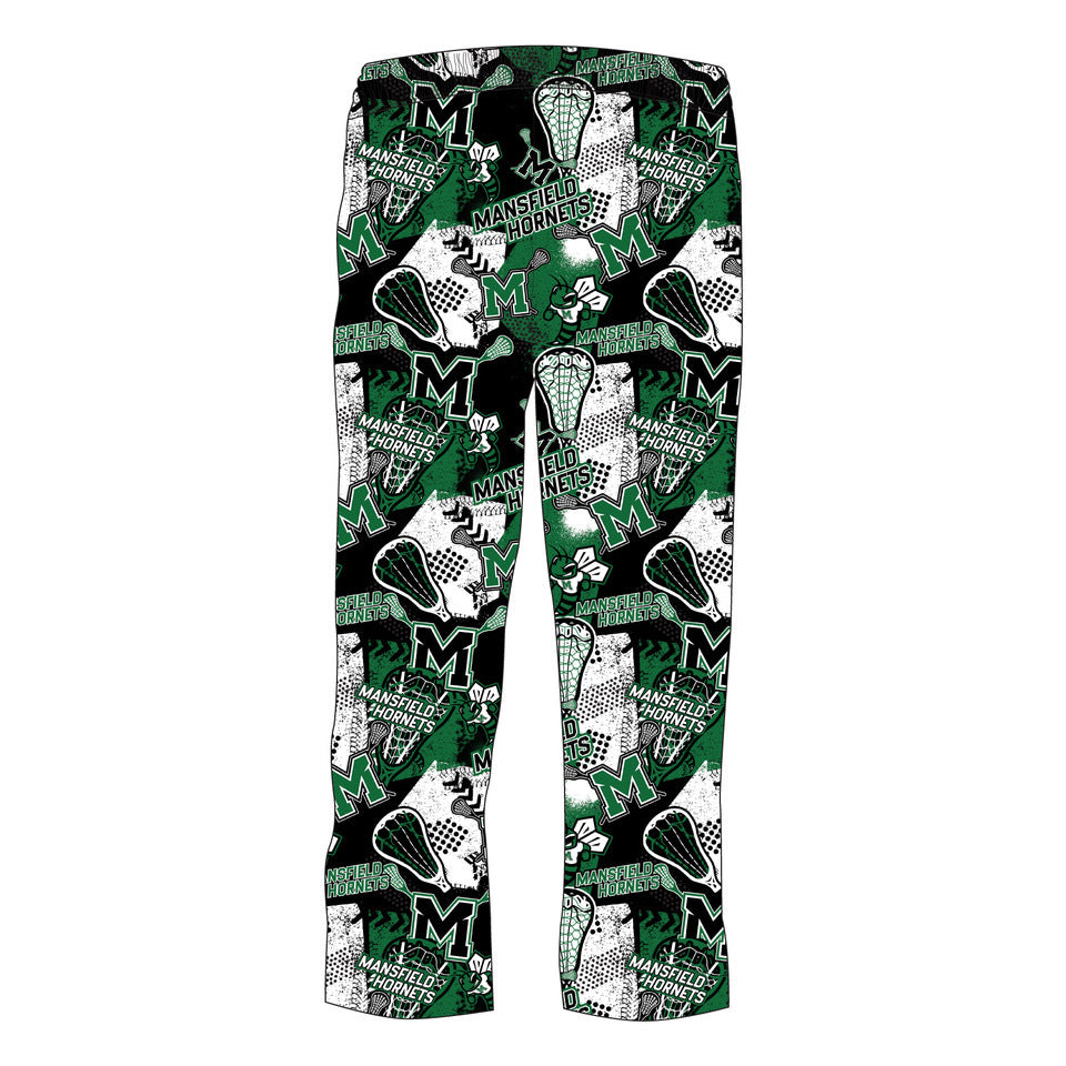 Youth & Adult Mansfield Hornets Lacrosse Lounge Pants - Comfortable Athletic Sweatpants for Men and Women - Perfect for Training, Relaxing at Home, and Team Spirit Wear