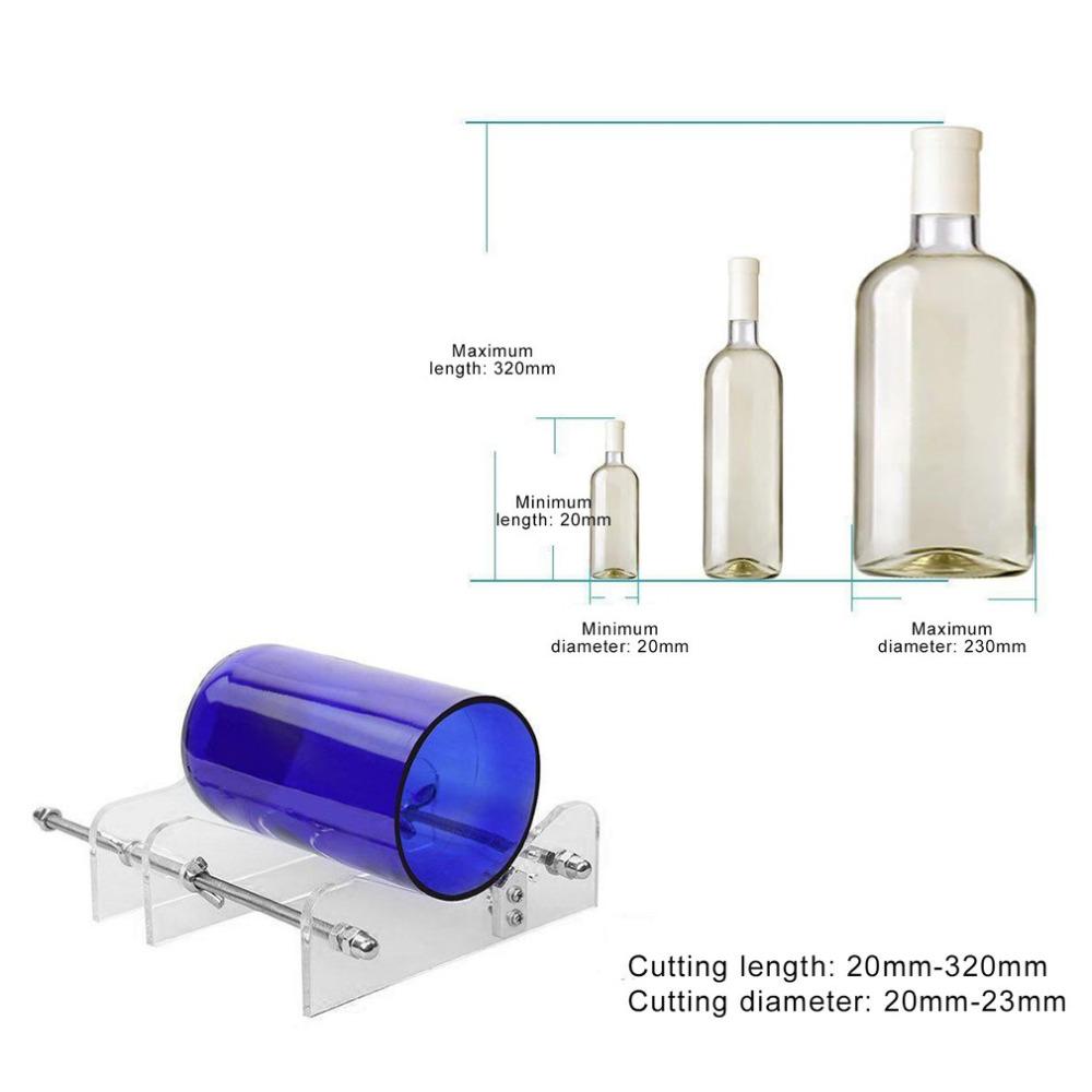 Glass Bottle Cutter Kit - DIY Bottle Cutting Tool for Crafting, Home Decor & Recycling - Perfect for Wine Bottles, Beer Bottles & Glass Jars