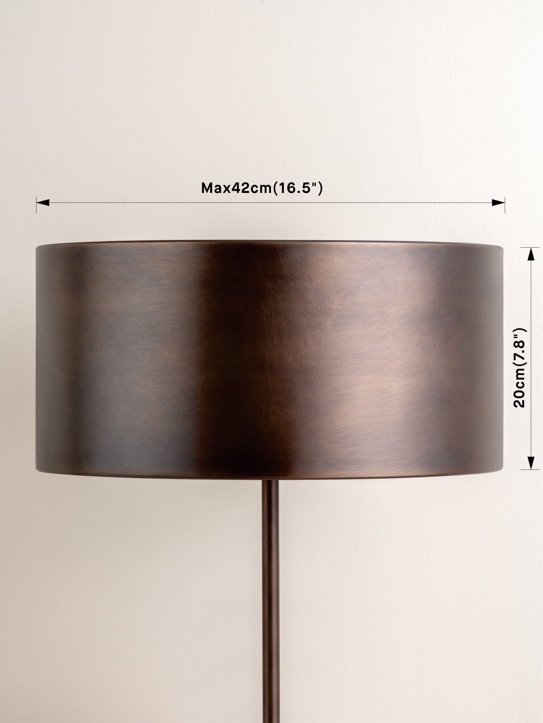 Vintage Bronze Lampshade - Classic Edition 1.12 Replacement Shade for Table & Floor Lamps - Perfect for Living Room, Bedroom, or Office Decor