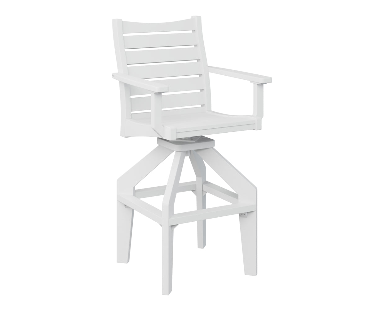Berlin Gardens Bristol Swivel XT Chair - Heavy Duty Outdoor Patio Dining Chair with 360° Rotation, Weather-Resistant & Comfortable - Perfect for Backyard, Deck, Garden, and Poolside Relaxation