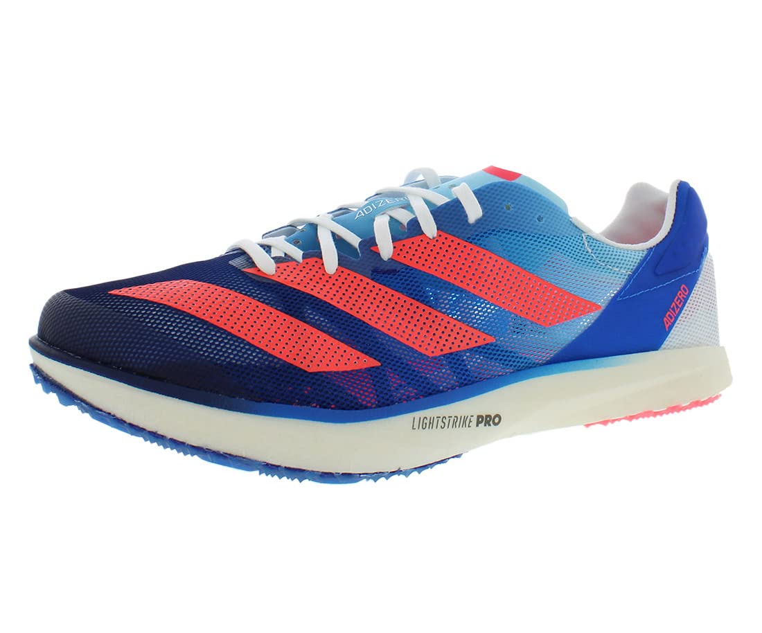 **adidas Unisex Adizero Avanti TYO Tinman Elite Track & Field Spike Shoes - 6-Pin Design for Speed, White/Grey/Gold - Perfect for Sprinting, Racing & Competitive Running**