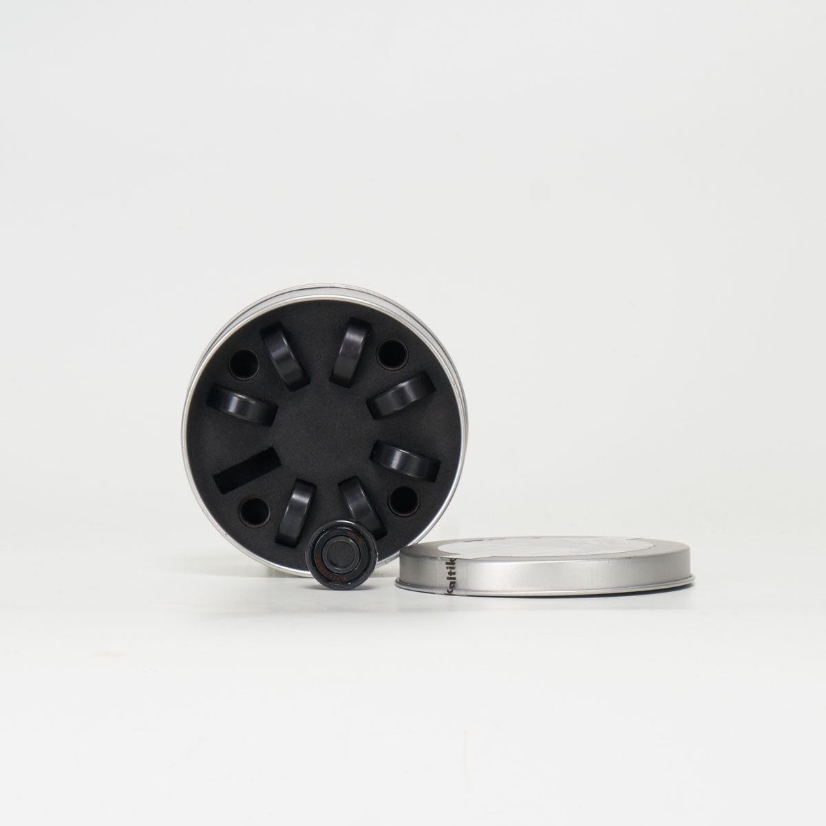 Kaltik Black Ceramic Hybrid Bearings - 8 Pack Set for Skateboards, Scooters & Rollerblades - High Speed Precision Bearings