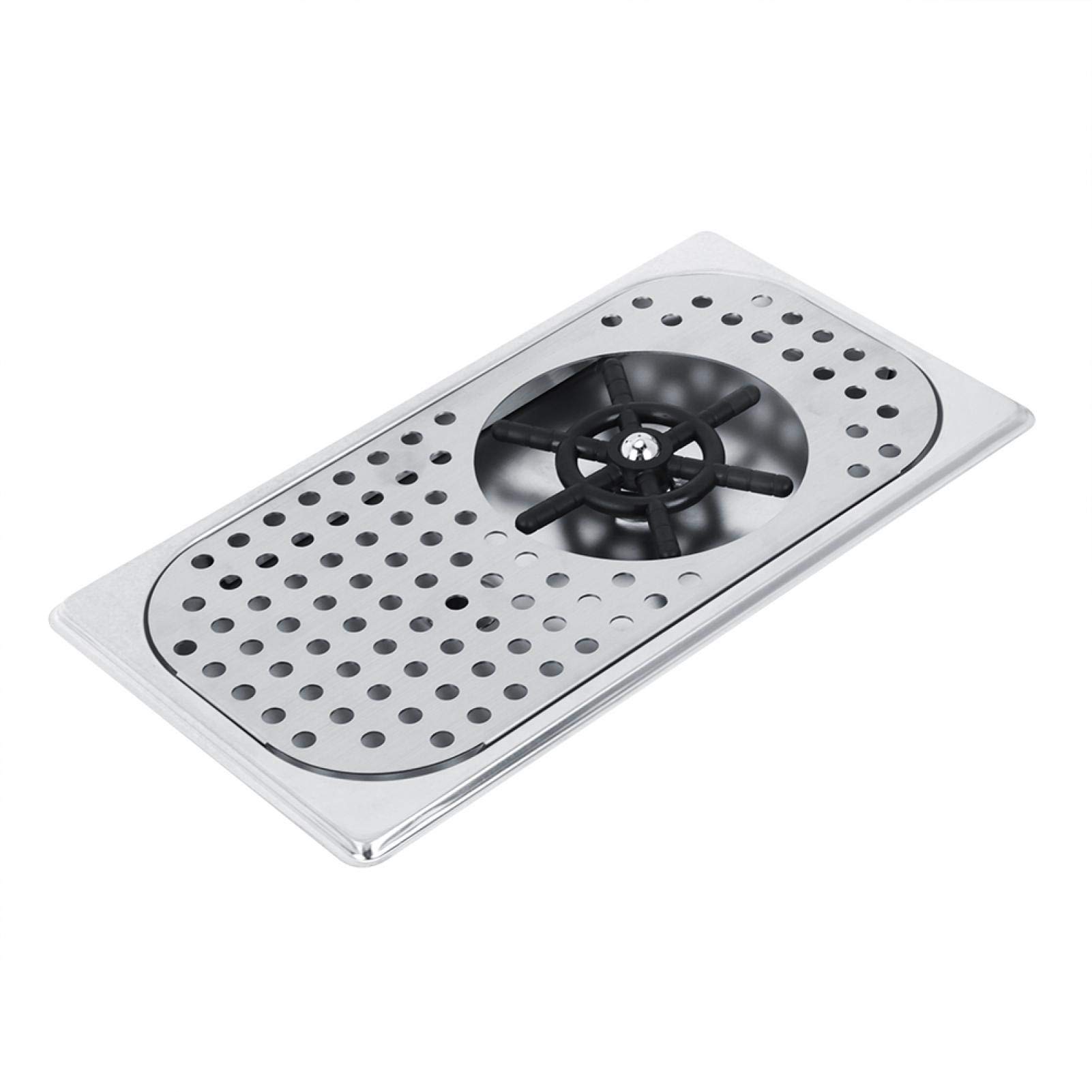 Premium 201 Stainless Steel Washer - 114mm Diameter G1/2in Thread Milk Tea Cup Cleaner & Glass Rinser | Durable Kitchen Sink Accessory for Coffee, Bar & Hotel Use | Perfect for Commercial Dishwashing & Beverage Service Stations