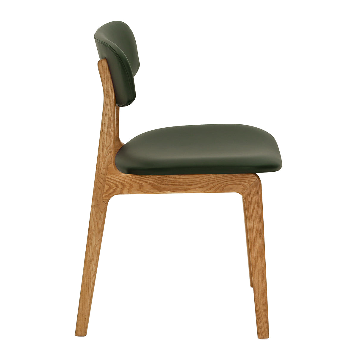Premium Alaska Leather Dining Chair - Genuine Leather Upholstered, Ergonomic Design for Comfortable Dining - Perfect for Home, Restaurant, and Office Use
