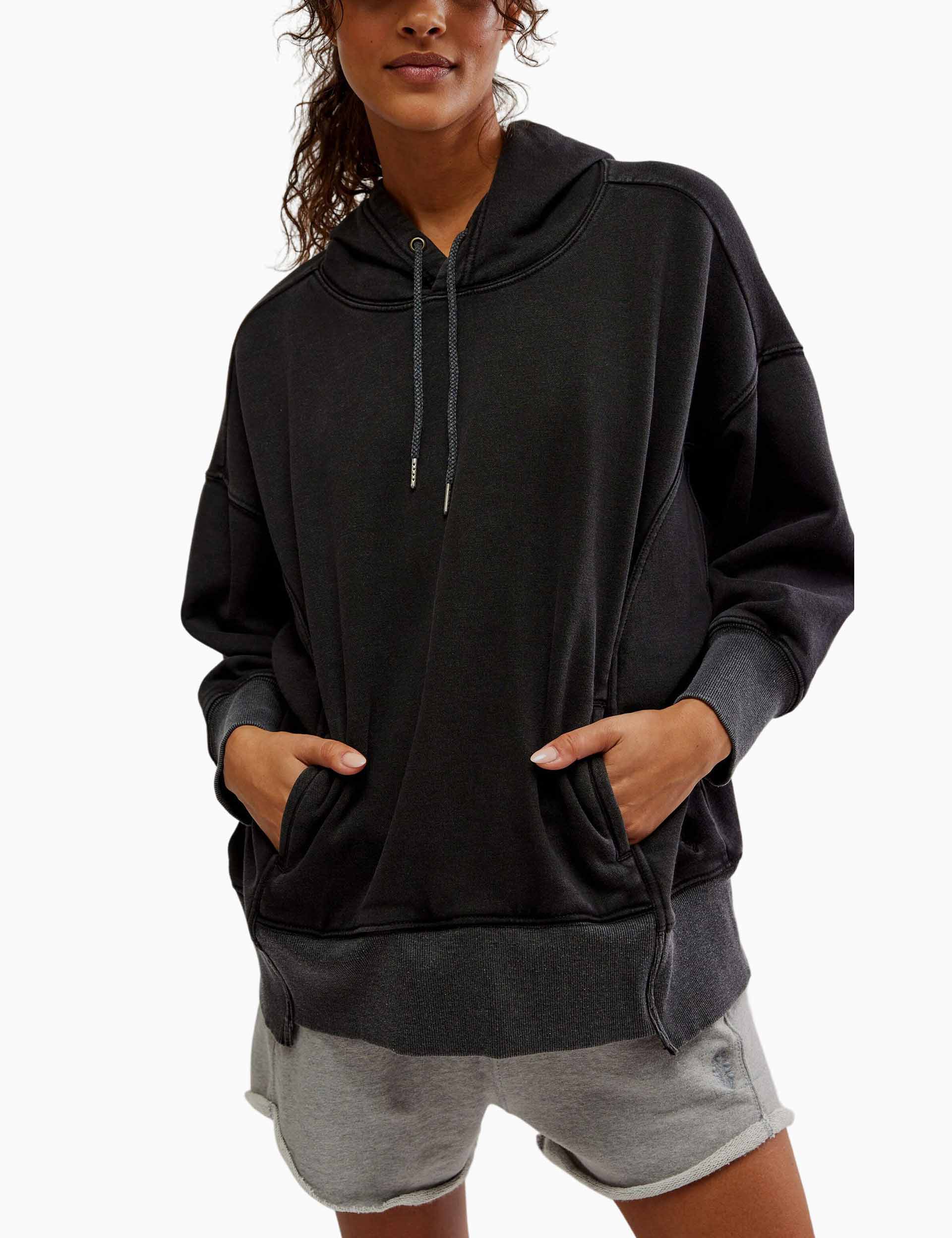 Sprint To The Finish Hoodie - Black | Comfortable & Stylish Pullover for Running, Gym & Casual Wear