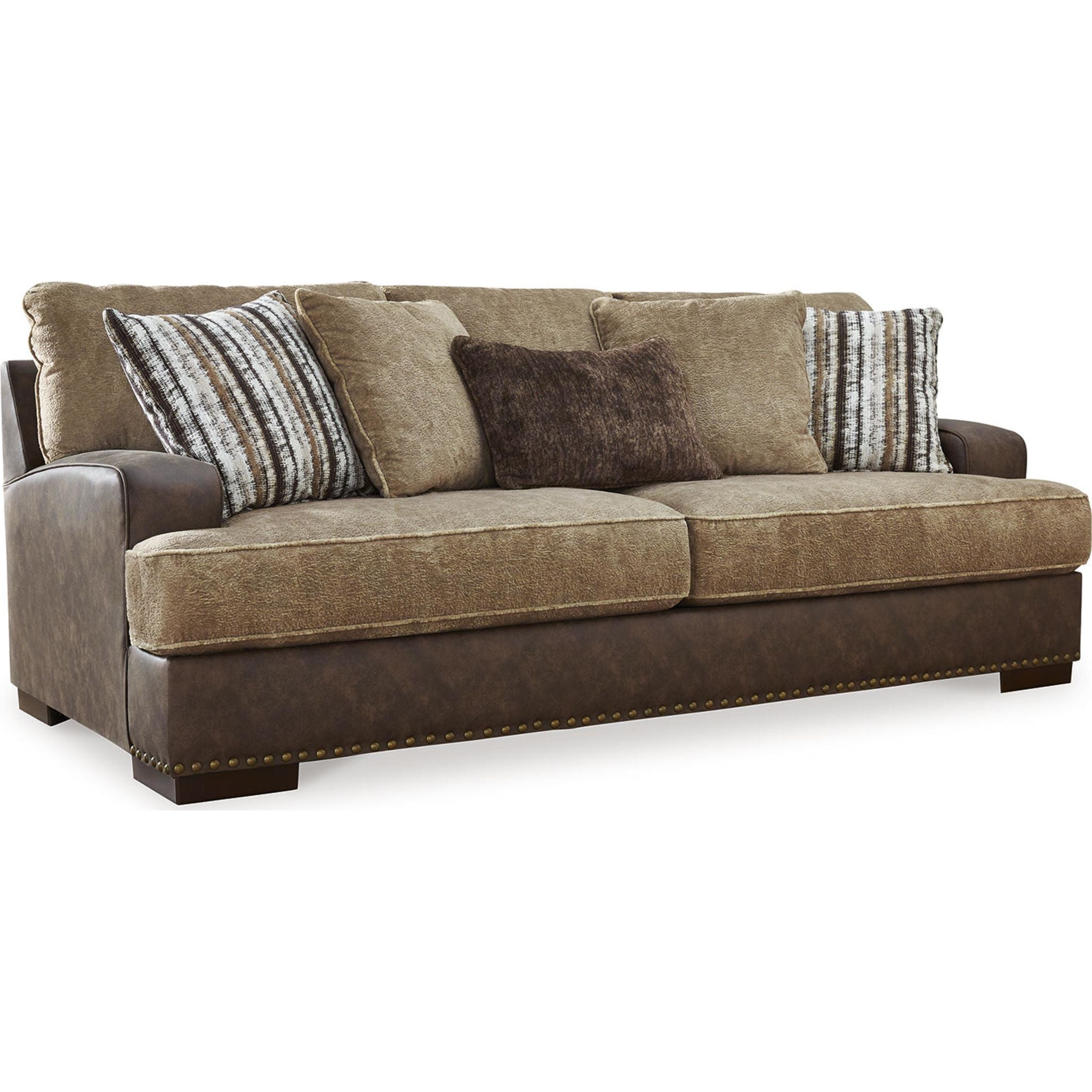 Comfortable Alesbury Sofa in Rich Chocolate Brown - Perfect for Living Room, Lounge & Family Gatherings