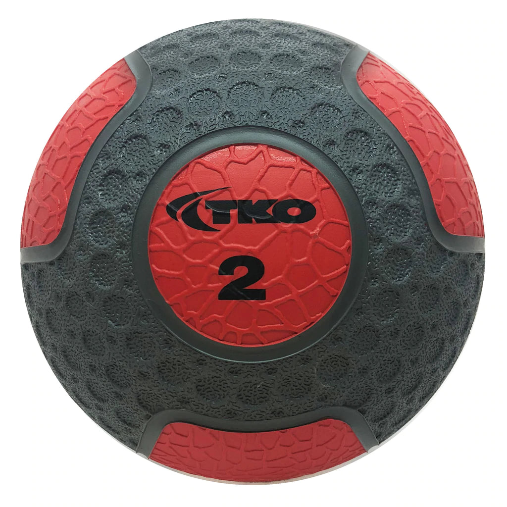 TKO Commercial Rubberized Medicine Balls - Heavy Duty Exercise Equipment for CrossFit, Strength Training & Gym Workouts - Perfect for Home Gym, Fitness Class & Athletic Training