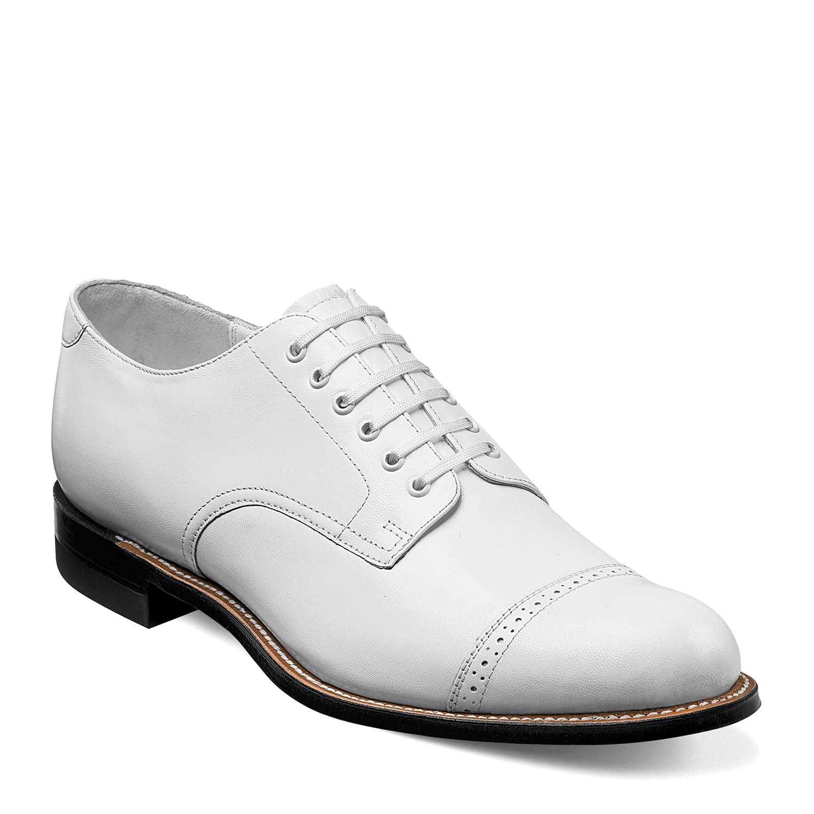 STACY ADAMS Men's Daystacy P Wingtip Oxford Dress Shoes - Classic Business & Formal Footwear for Office, Wedding & Special Occasions
