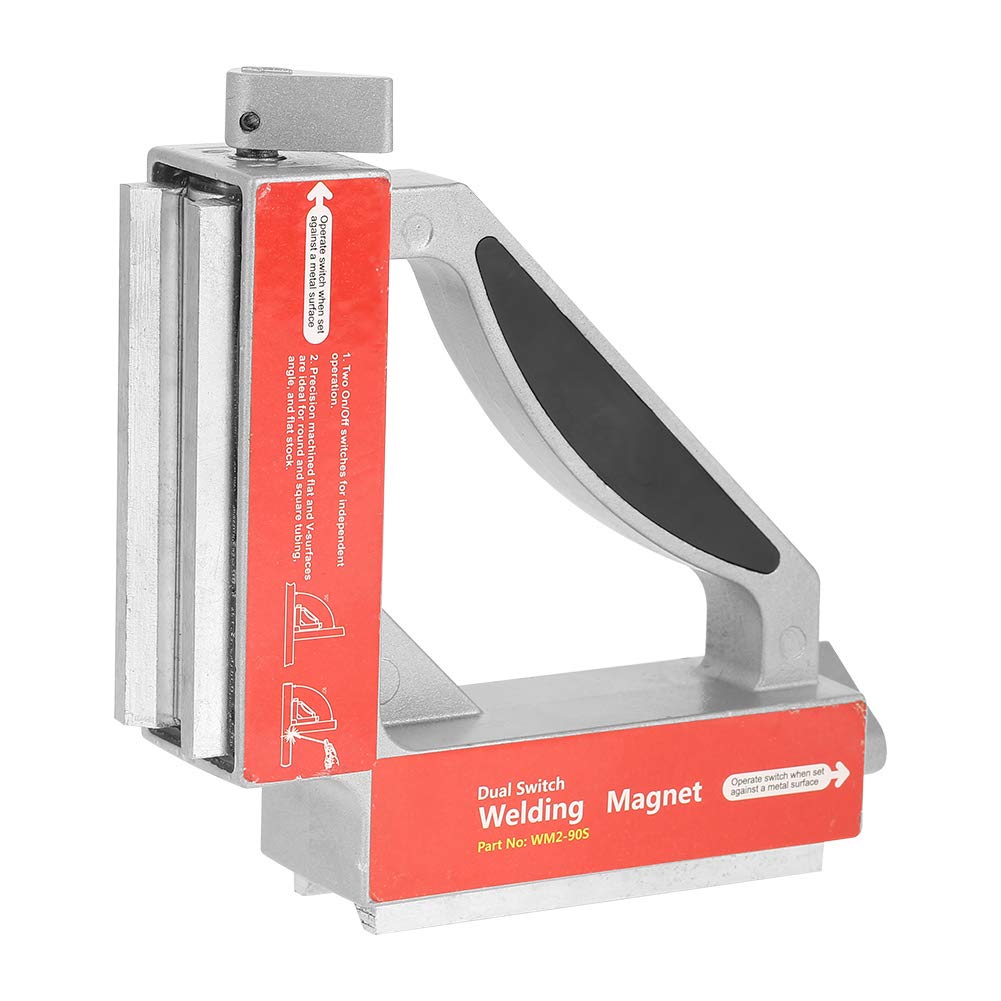90 Degree Magnetic Welding Holder - Switch Welding Magnet Jig for Arc Welding & Soldering - Perfect for Metal Fabrication, DIY Projects, and Automotive Repair