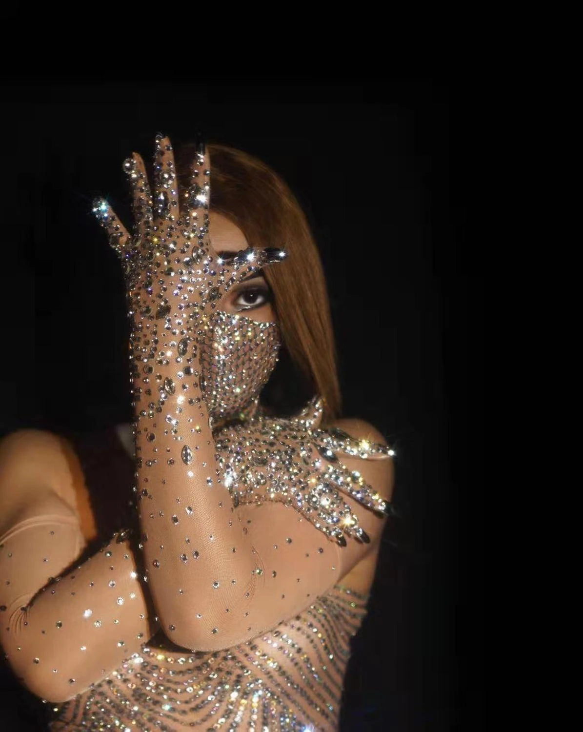 Rhinestone Wig