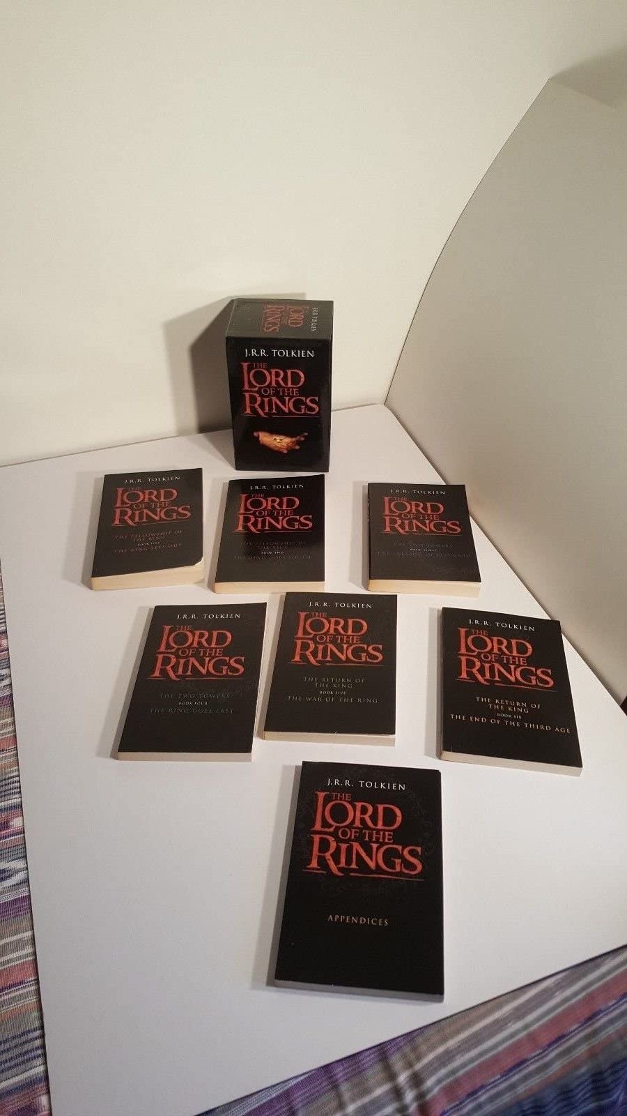 The Lord of the Rings Complete Book Set - Epic Fantasy Novel Series by J.R.R. Tolkien | Perfect for Fantasy Lovers, Book Collectors & Gift Giving