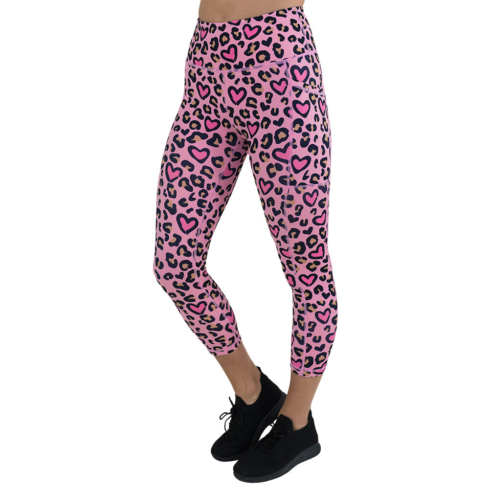 Wild At Heart Leggings - High Waist Yoga Pants for Women, Soft & Stretchy Workout Leggings - Perfect for Yoga, Gym, Running and Everyday Wear