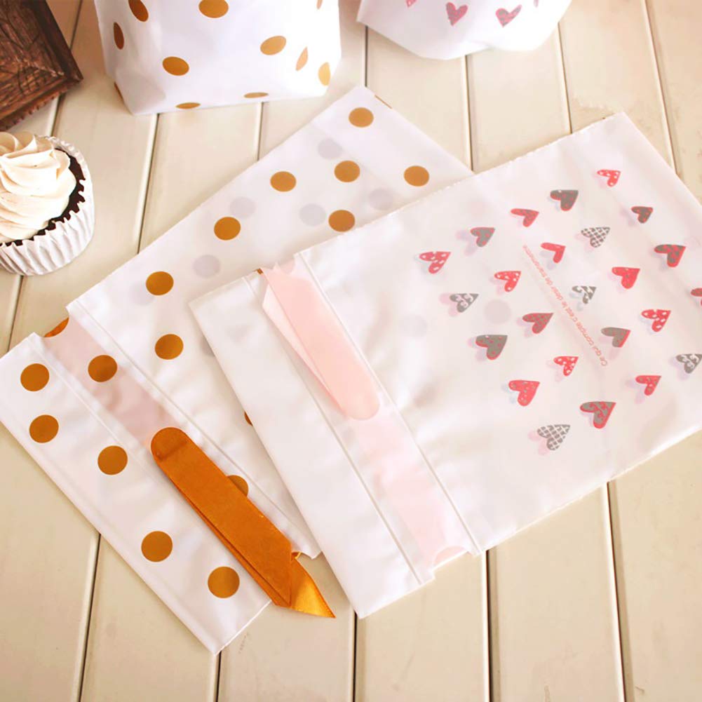 24pcs Enjonar Plastic Drawstring Treat Bags - Gift Favor Candy Goodie Bags for Birthday, Wedding, Baby Shower, Bridal Shower & Holiday Parties - Perfect for Party Favors, Candy Storage & Gift Wrapping