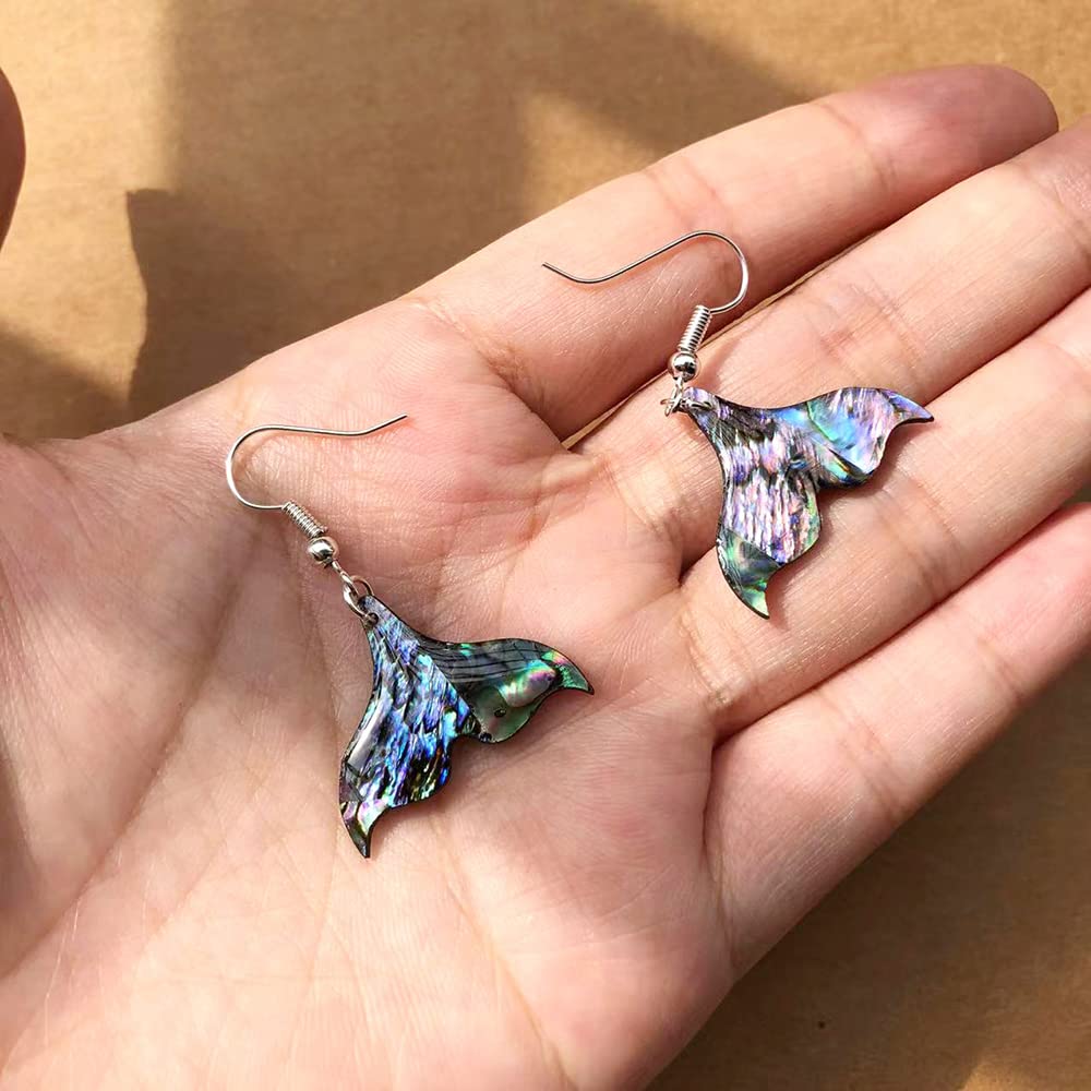 Natural Seashell Dangle Earrings for Women - Beach Jewelry Gifts, Summer Party Earrings, Mermaid Drop Earrings | Perfect for Beach Vacations, Summer Parties, and Boho Fashion Accessories