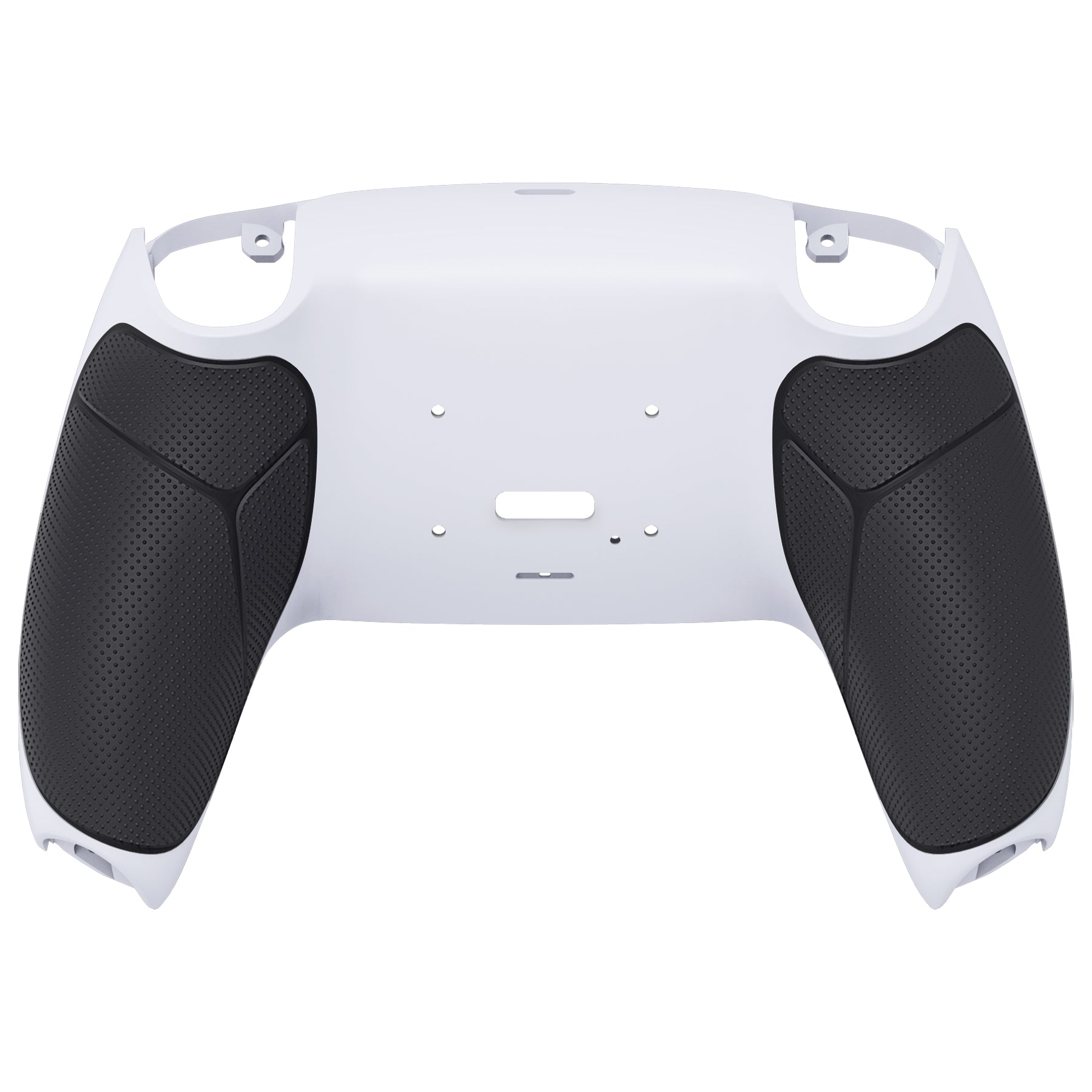 eXtremeRate Performance Grip - Redesigned Back Shell for PS5 Controller | Compatible with eXtremeRate RISE Remap Kit | Rubberized Black & White | Enhanced Gaming Comfort for Long Sessions