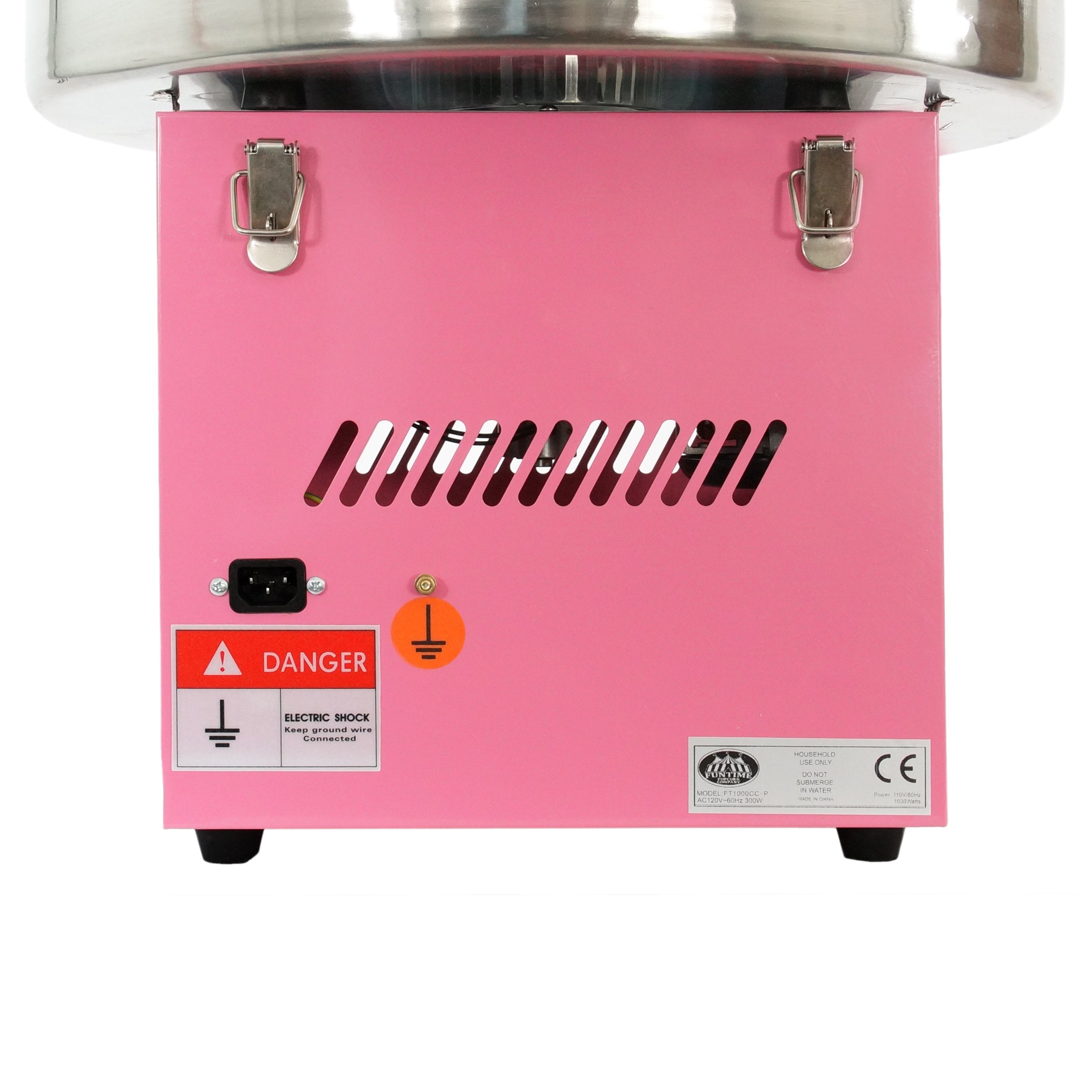 Funtime FT1000CC Commercial Cotton Candy Machine - Hard Candy Floss Maker for Parties, Carnivals & Events | Professional-Grade Candy Cloud Maker for Home & Business Use