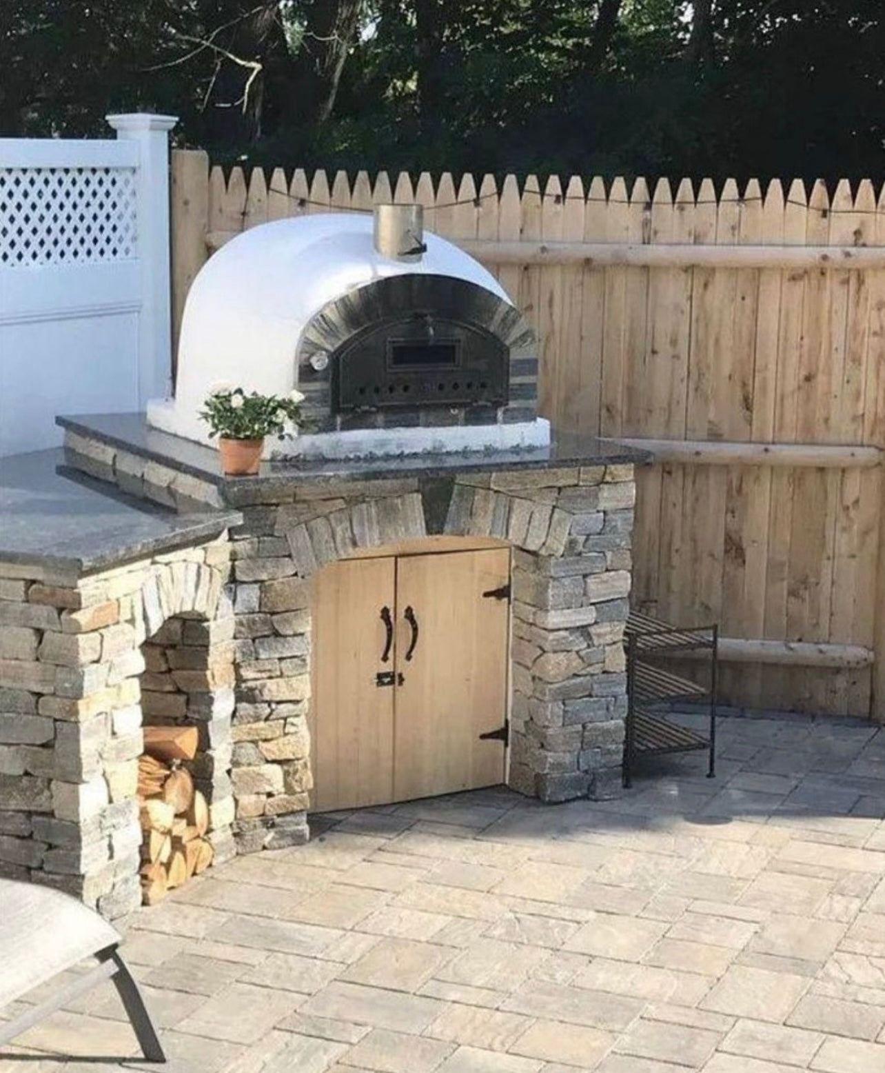 Premium PIZZAIOLI Pizza Oven Stone Arch - Hybrid Outdoor Pizza Oven for Backyard, Patio & Restaurant Use - Perfect for Wood Fired & Gas Cooking