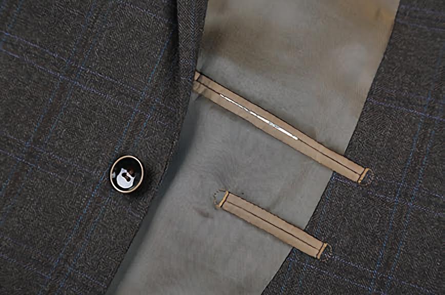100% Wool Regular Fit 2 Button Blazer Glen Plaid in Brown - Classic Business & Formal Wear for Men | Perfect for Office, Interviews & Special Occasions