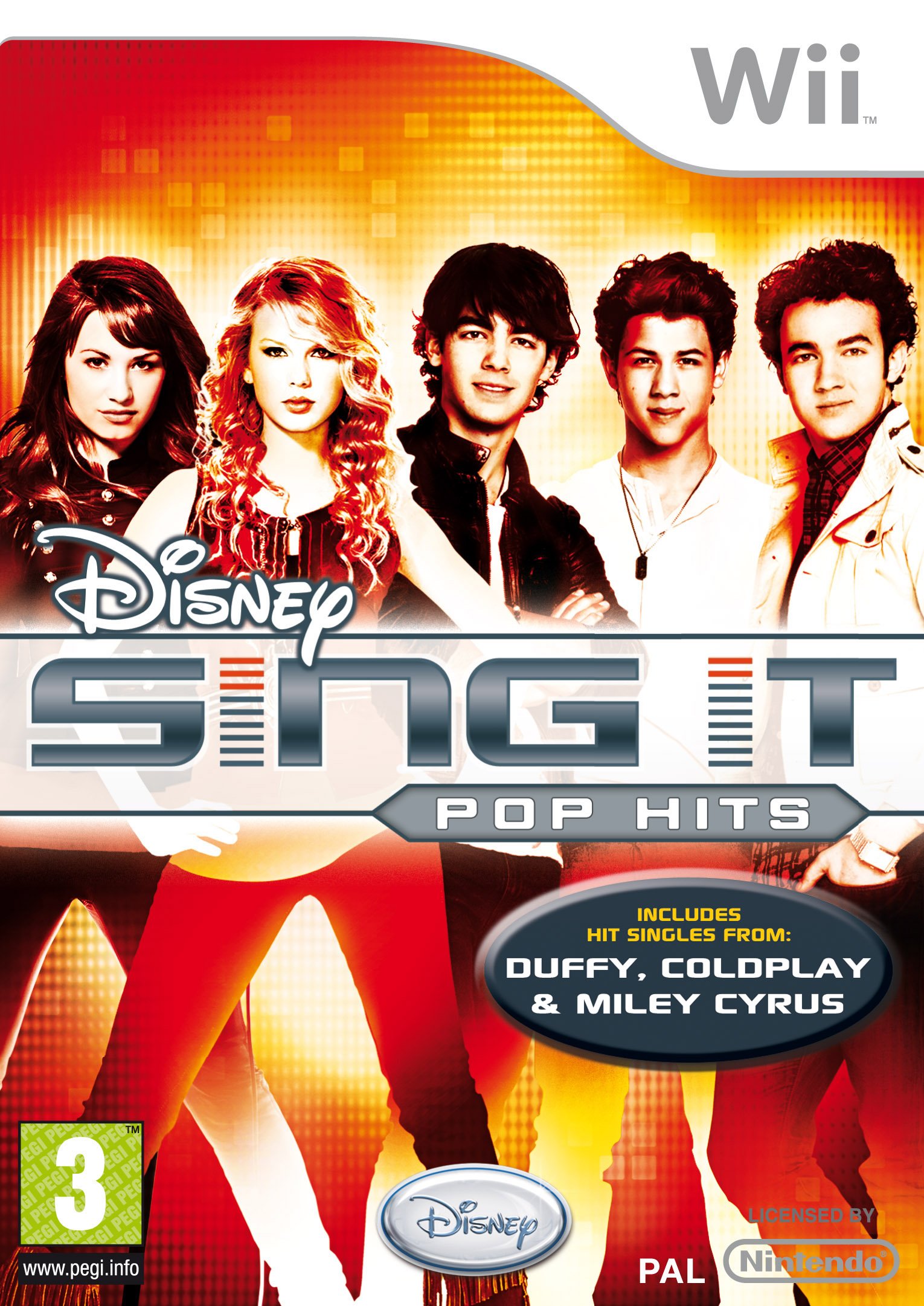 Disney Sing It: Pop Hits with Microphone for Wii - Karaoke Game for Kids & Family Fun, Perfect for Parties & Singing Competitions