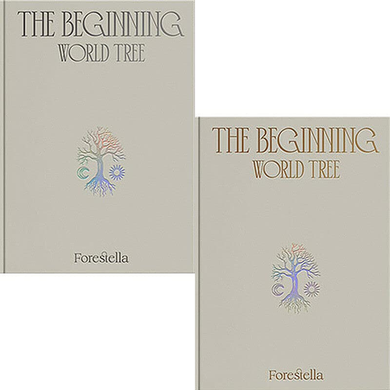 FORESTELLA THE BEGINNING: WORLD TREE 1st Mini Album (MOONLIGHT + SUNLIGHT SET) with 2 Unfolded Posters - Limited First Press Edition | K-POP Sealed CD | Perfect for K-POP Collectors & Music Lovers